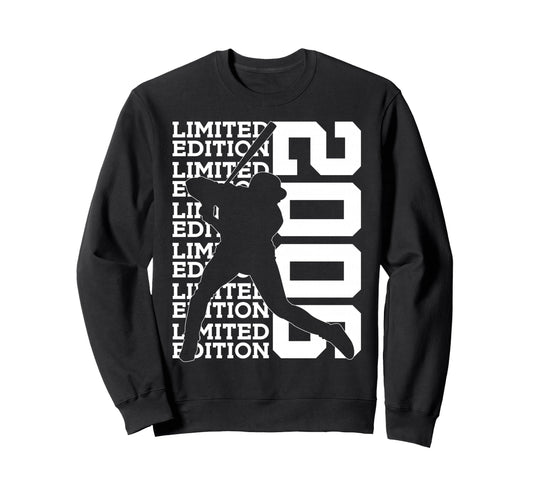 2006 Baseball 20Th Birthday Sweatshirt - Graphic Print for Adults - T-Shirt, Sweatshirt, Hoodie