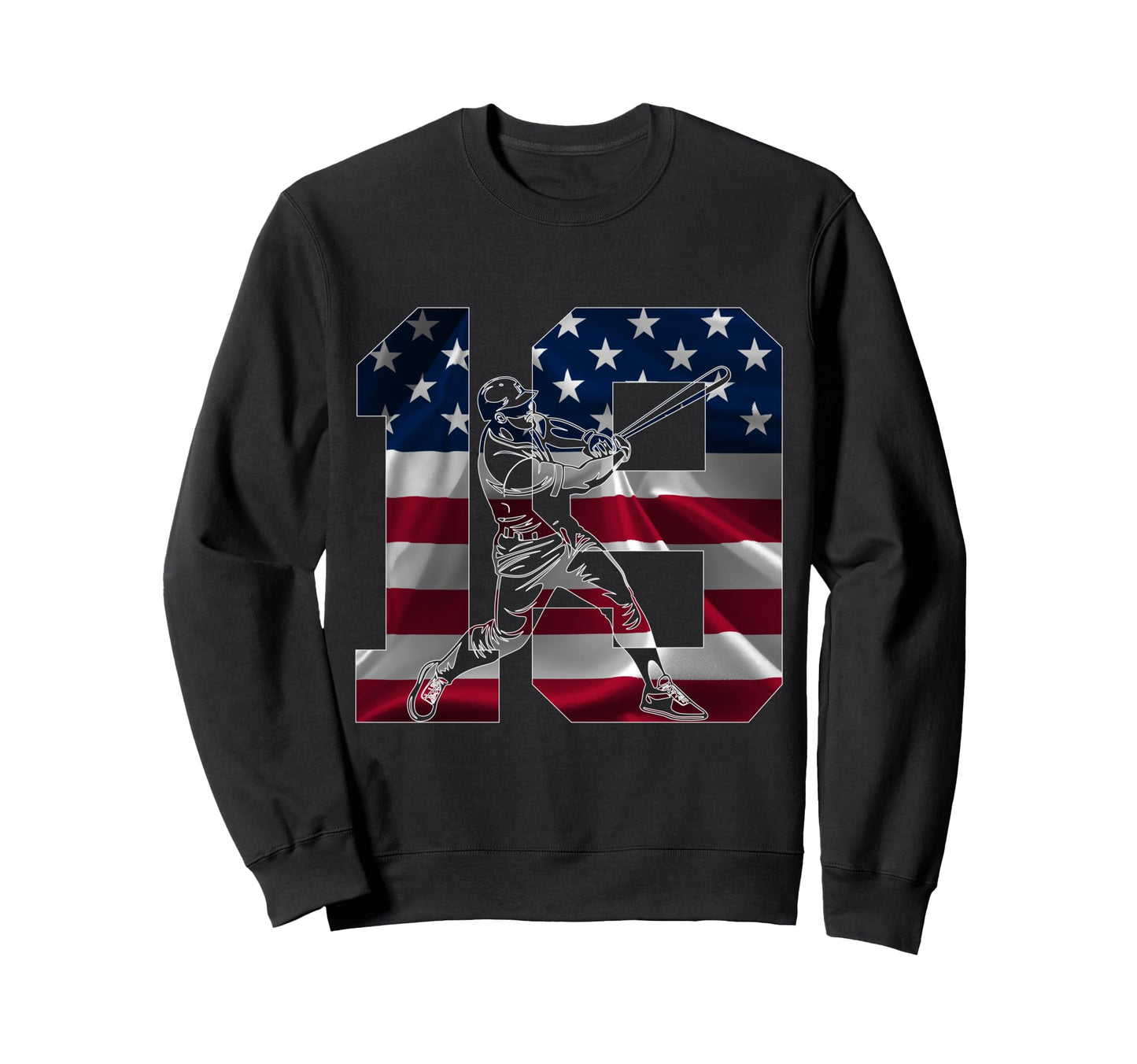 Number 19 Years Baseball 19Th Sweatshirt - Streetwear Style Men Women - T-Shirt, Sweatshirt, Hoodie