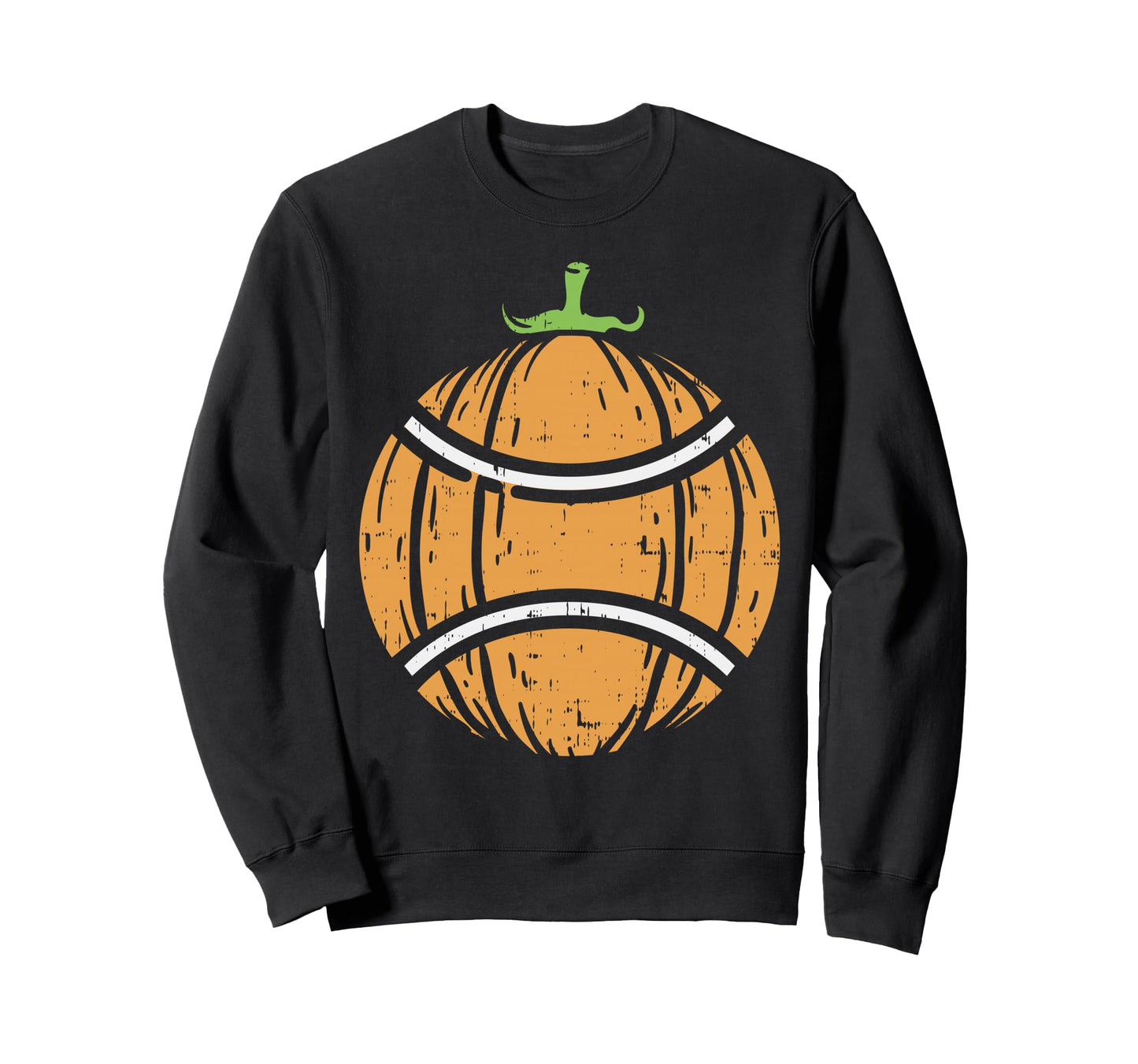 Halloween Tennis Pumpkin Sport Sweatshirt - Casual Everyday Wear Men Women - T-Shirt, Sweatshirt, Hoodie