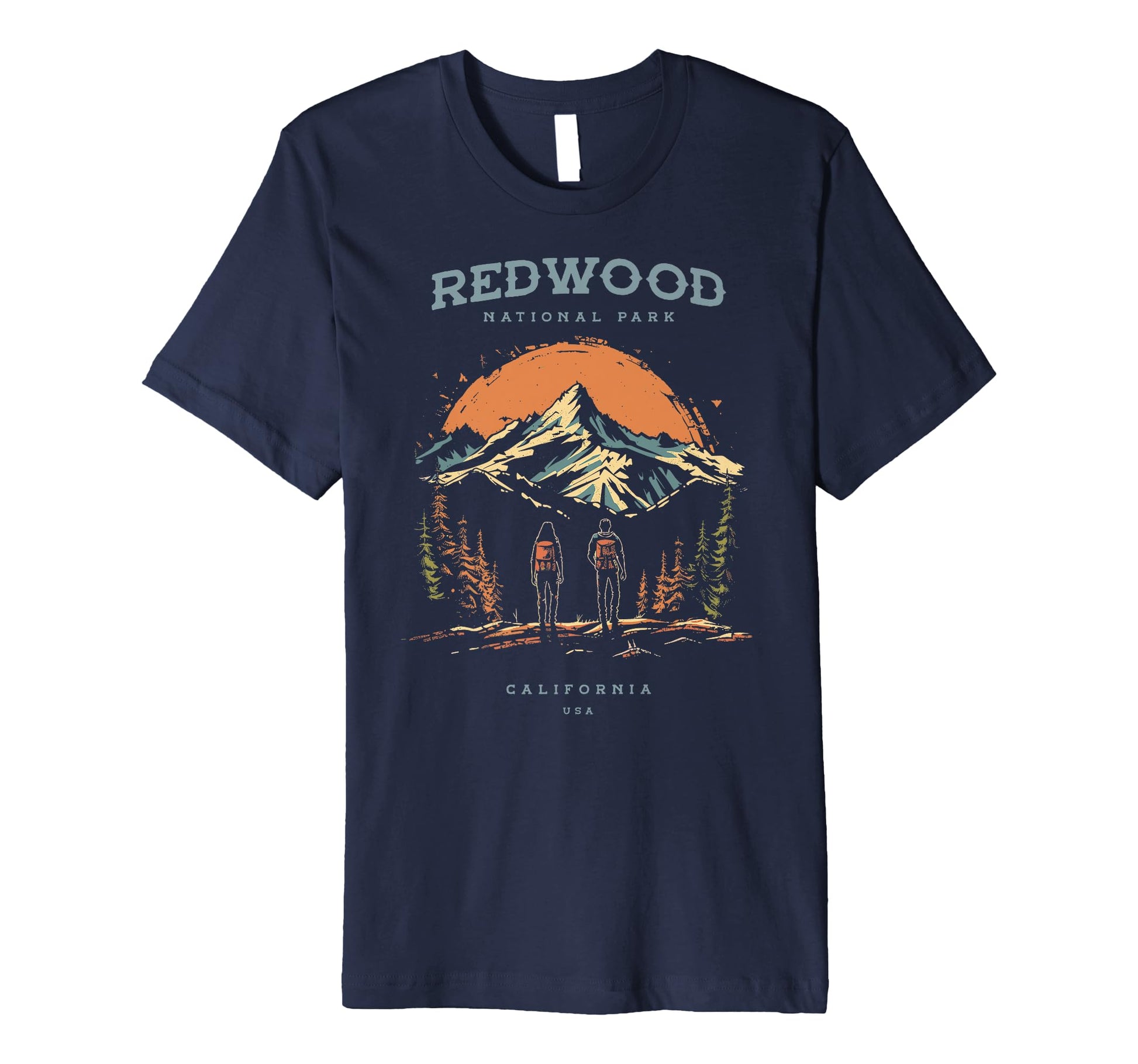 Redwood National Park Backpacking T-Shirt - Trendy Graphic for Adults - T-Shirt, Sweatshirt, Hoodie