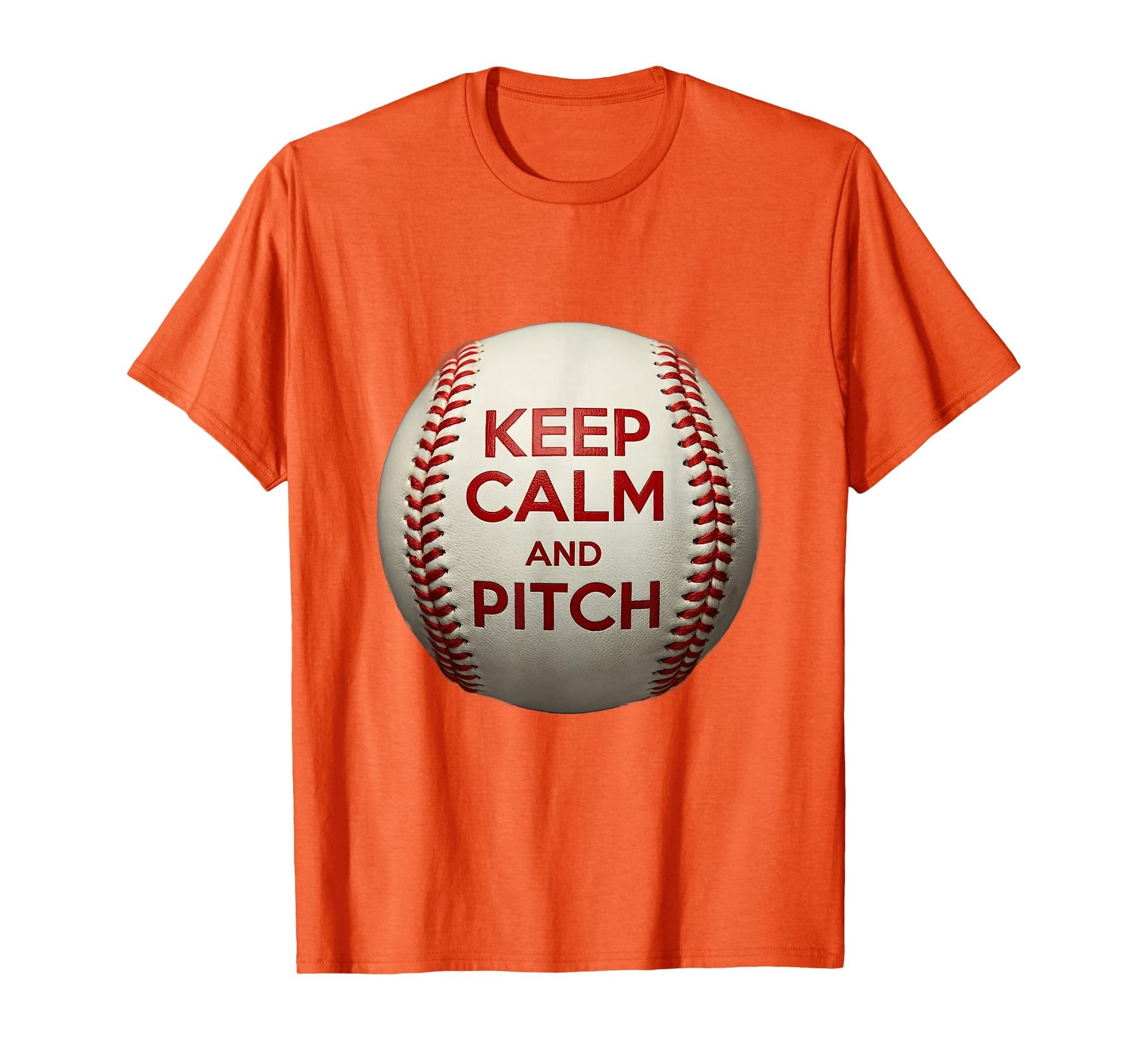 Keep Calm And Pitch Baseball Fan T-Shirt - Aesthetic Graphic Unisex - T-Shirt, Sweatshirt, Hoodie