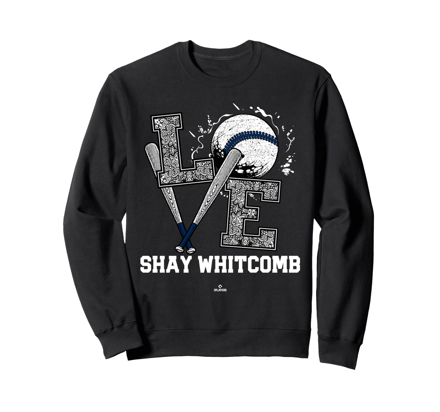 Distressed Baseball Love Shay Sweatshirt - Trendy Graphic Men Women - T-Shirt, Sweatshirt, Hoodie