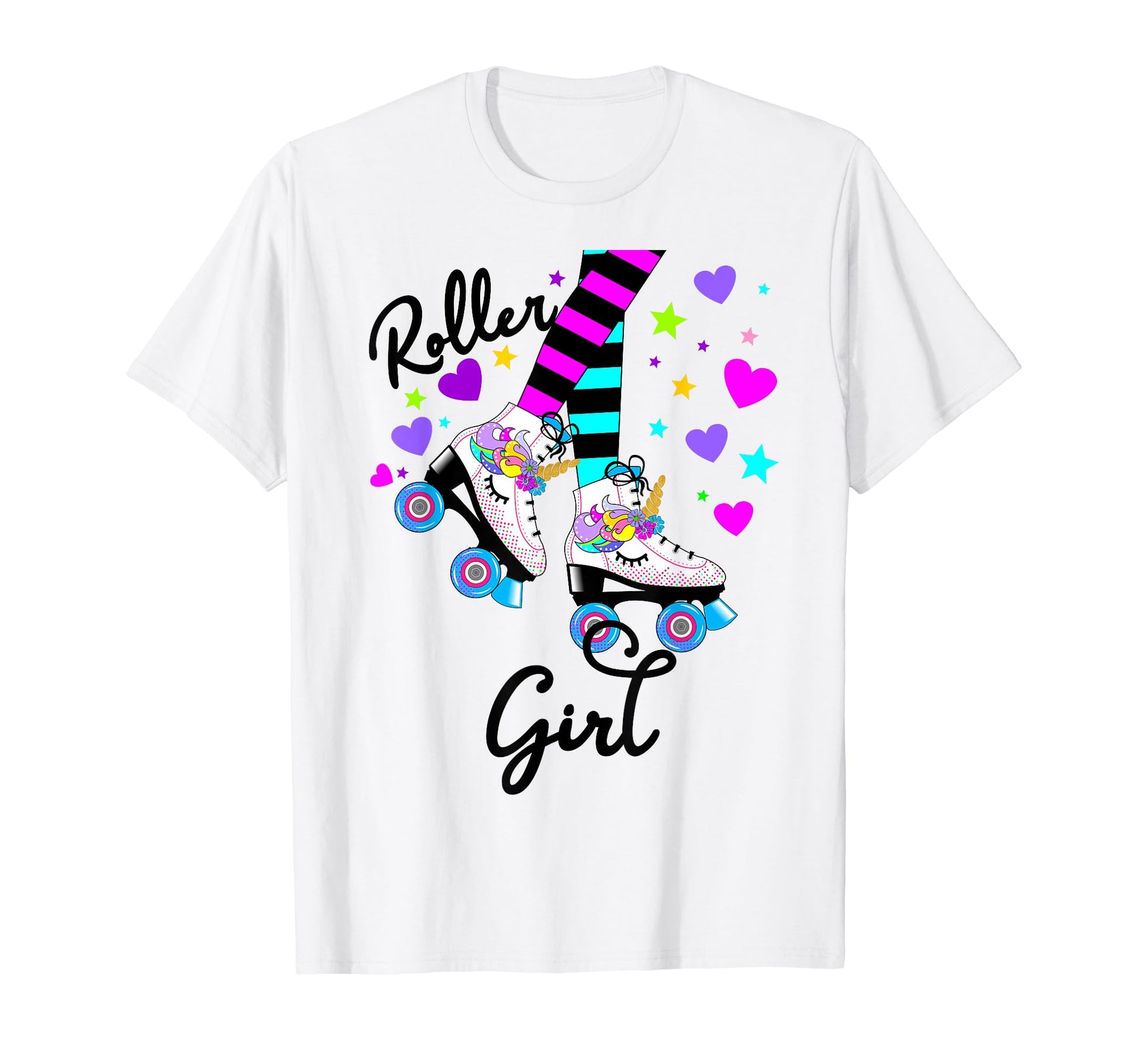 Skater Roller Skating Hobby Colorful T-Shirt - Aesthetic Graphic for Adults - T-Shirt, Sweatshirt, Hoodie