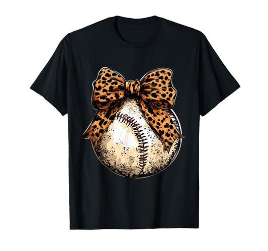 Baseball Coquette Bow Baseball Game T-Shirt - Casual Everyday Wear Unisex - T-Shirt, Sweatshirt, Hoodie