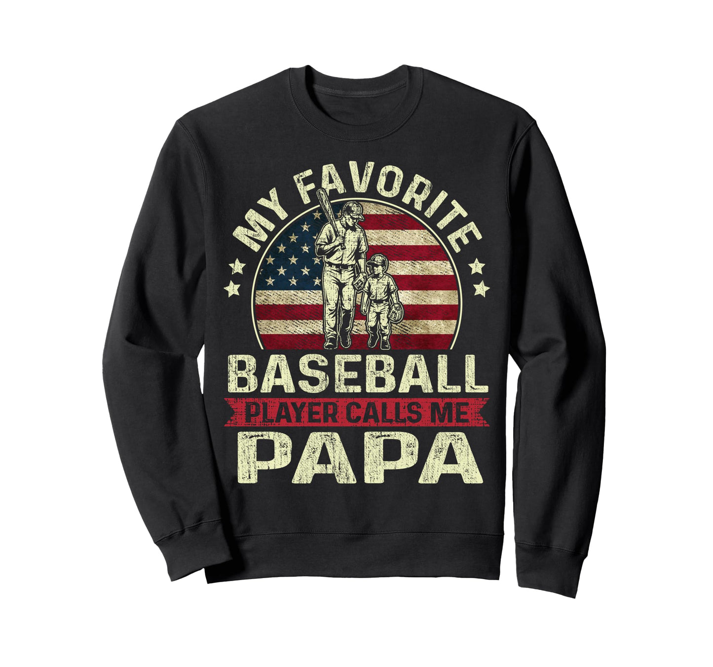My Favorite Baseball Player Sweatshirt - Casual Everyday Wear for Adults - T-Shirt, Sweatshirt, Hoodie