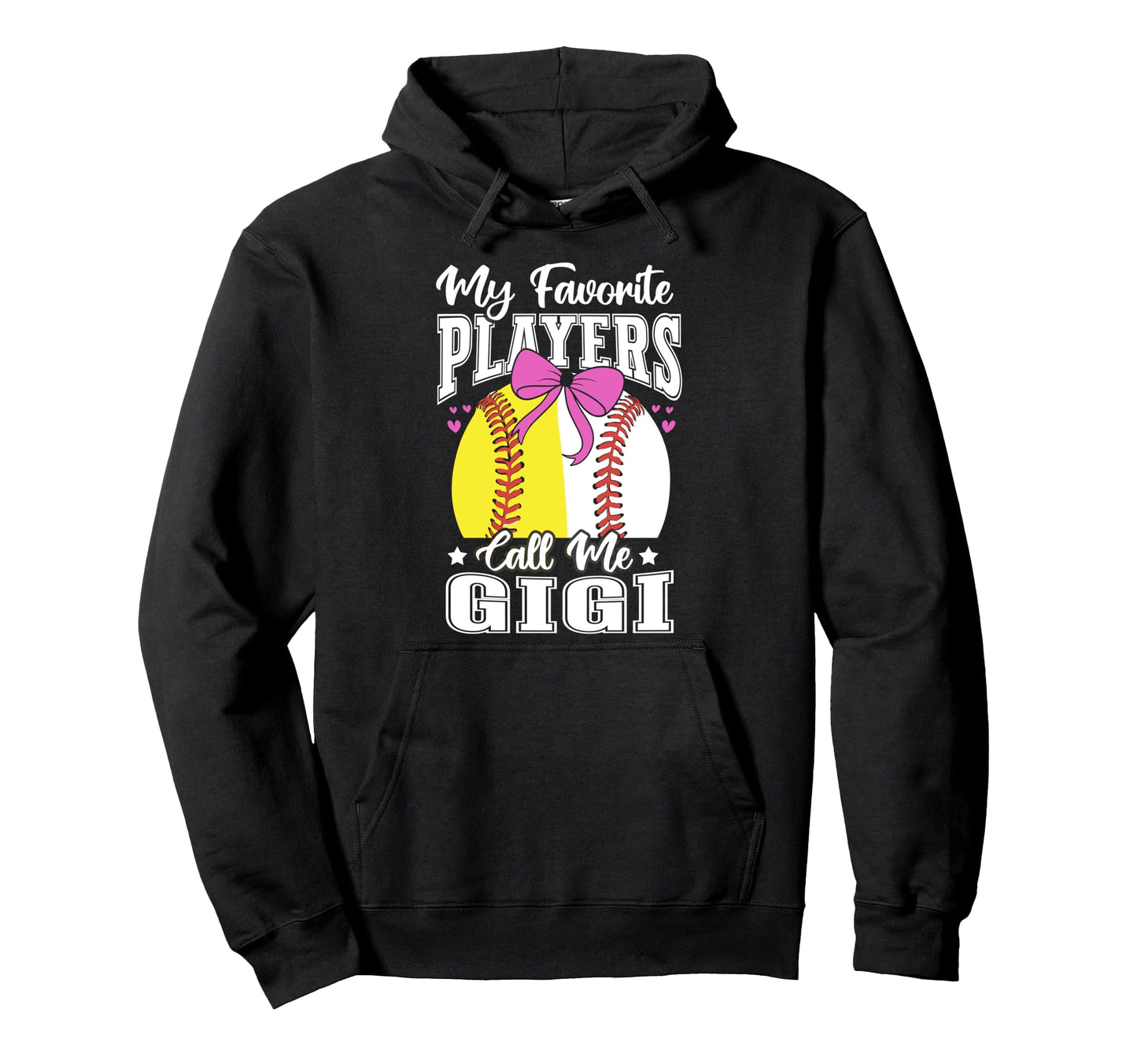 Baseball Grandma Favorite Softball Baseball Hoodie - Unique Graphic Unisex - T-Shirt, Sweatshirt, Hoodie