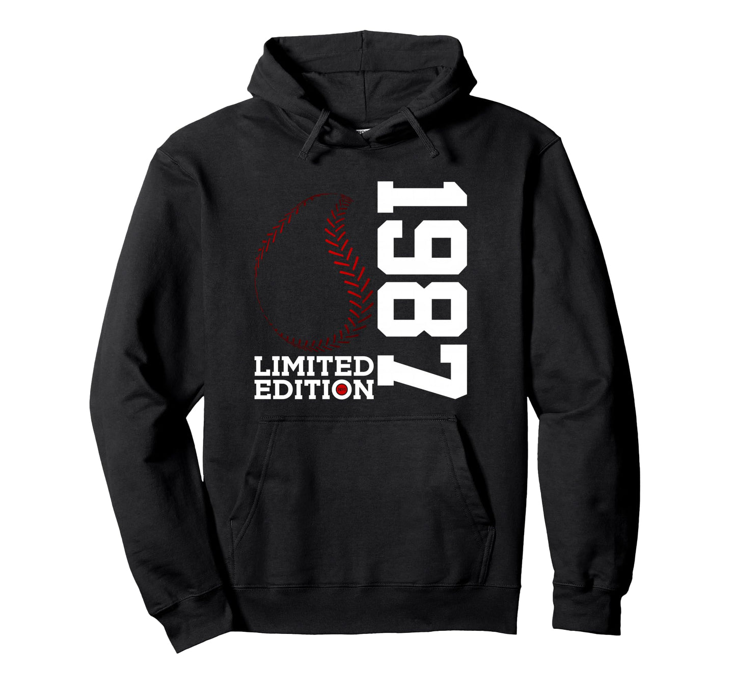 39Th Birthday Baseball 1987 Hoodie - Aesthetic Graphic Men Women - T-Shirt, Sweatshirt, Hoodie