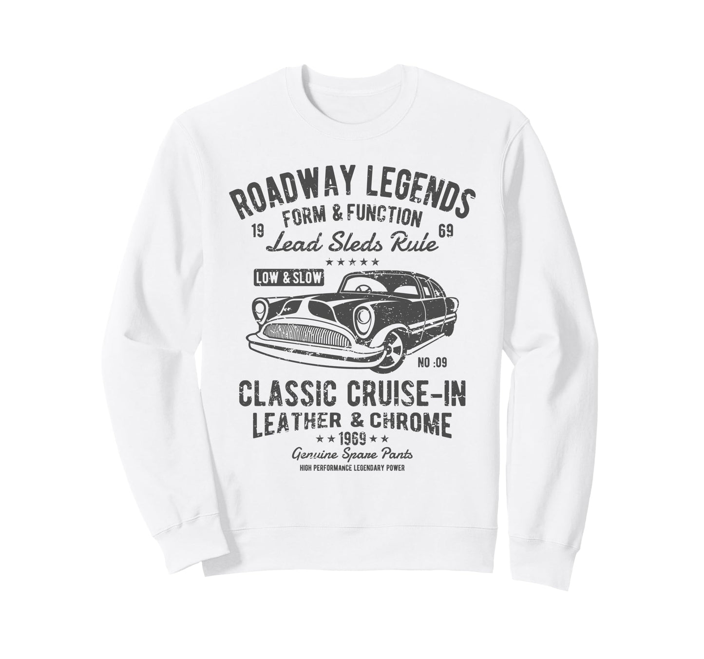 Automotive Nostalgia Car Cruise Sweatshirt - Novelty Apparel Men Women - T-Shirt, Sweatshirt, Hoodie