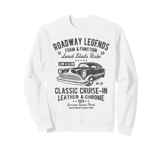 Automotive Nostalgia Car Cruise Sweatshirt - Novelty Apparel Men Women - T-Shirt, Sweatshirt, Hoodie