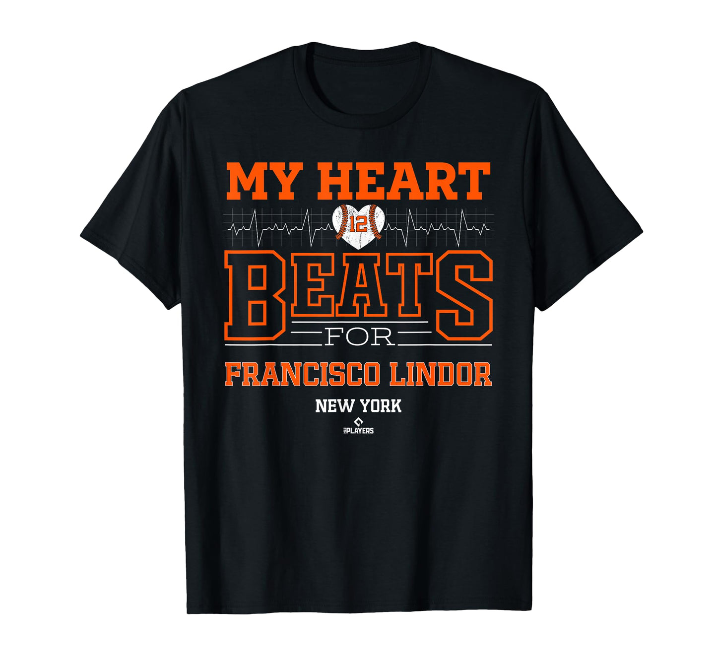 My Heart Beats Francisco Lindor New T-Shirt - Unique Graphic Men Women - T-Shirt, Sweatshirt, Hoodie