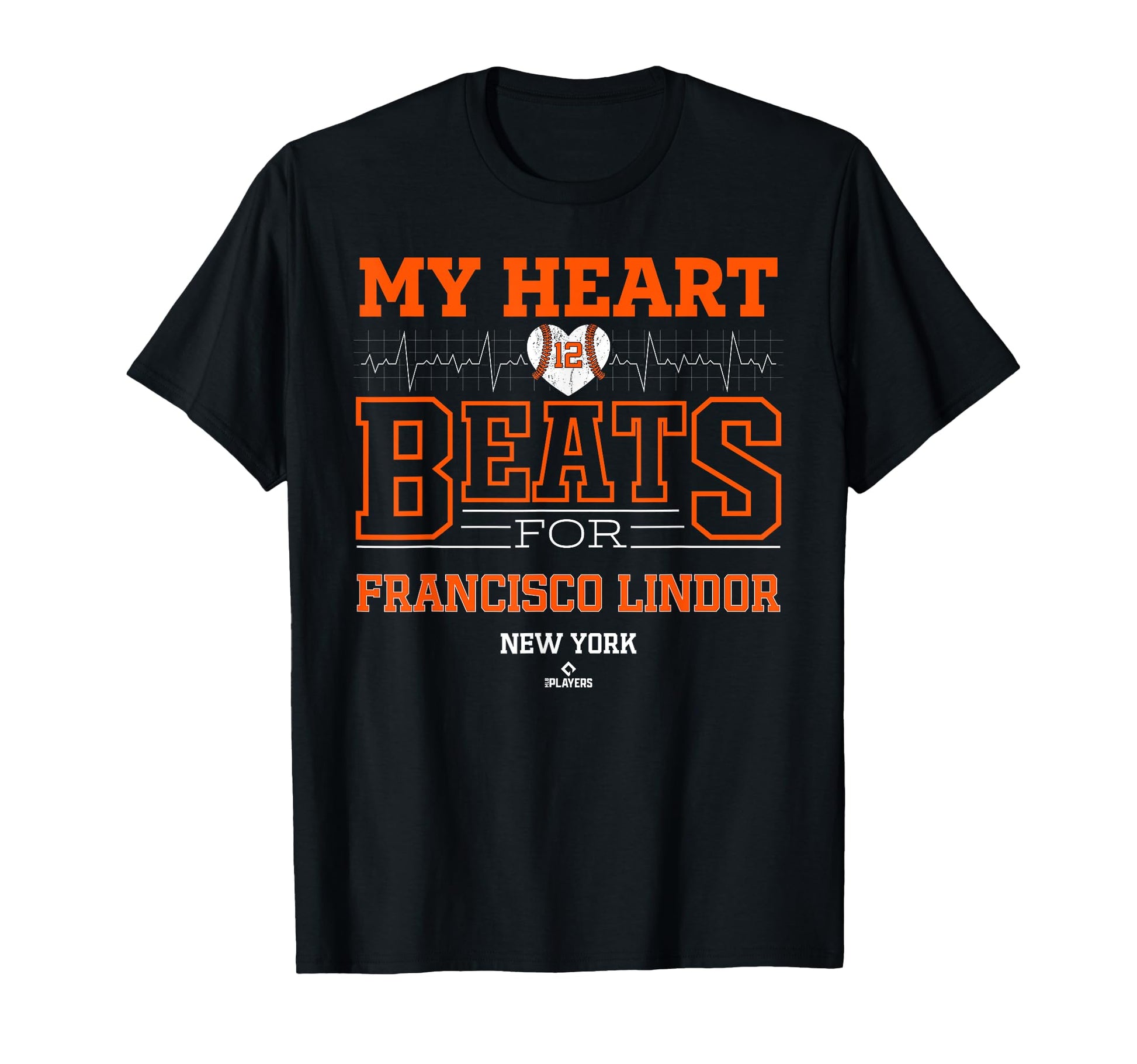 My Heart Beats Francisco Lindor New T-Shirt - Unique Graphic Men Women - T-Shirt, Sweatshirt, Hoodie