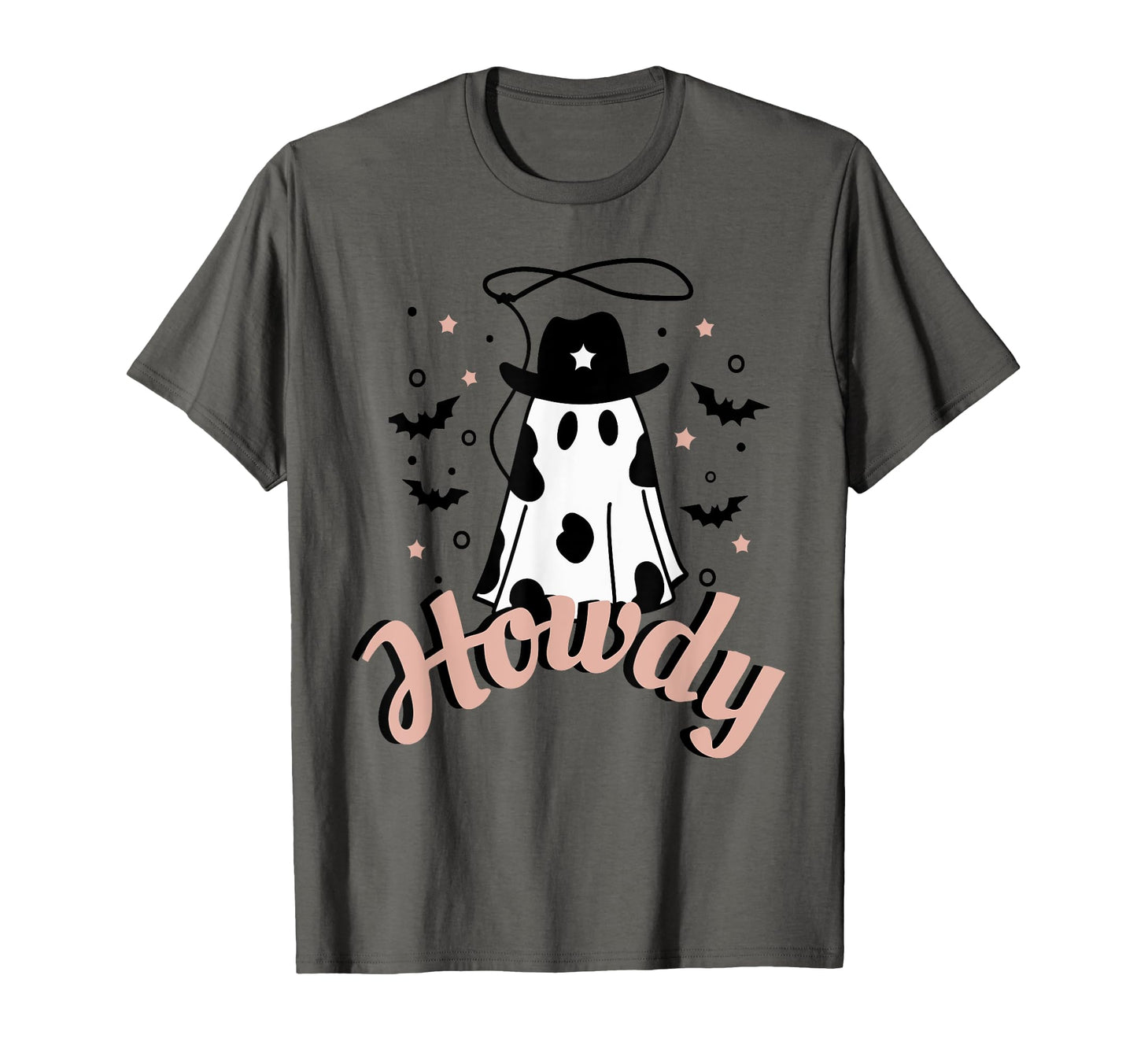 Funny Halloween Boo Haw Ghost Western T-Shirt - Trendy Graphic for Adults - T-Shirt, Sweatshirt, Hoodie