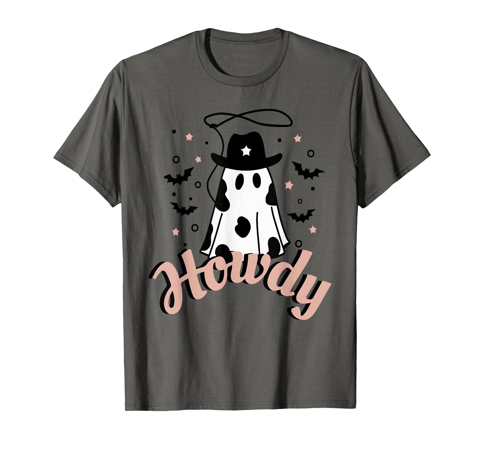 Funny Halloween Boo Haw Ghost Western T-Shirt - Trendy Graphic for Adults - T-Shirt, Sweatshirt, Hoodie