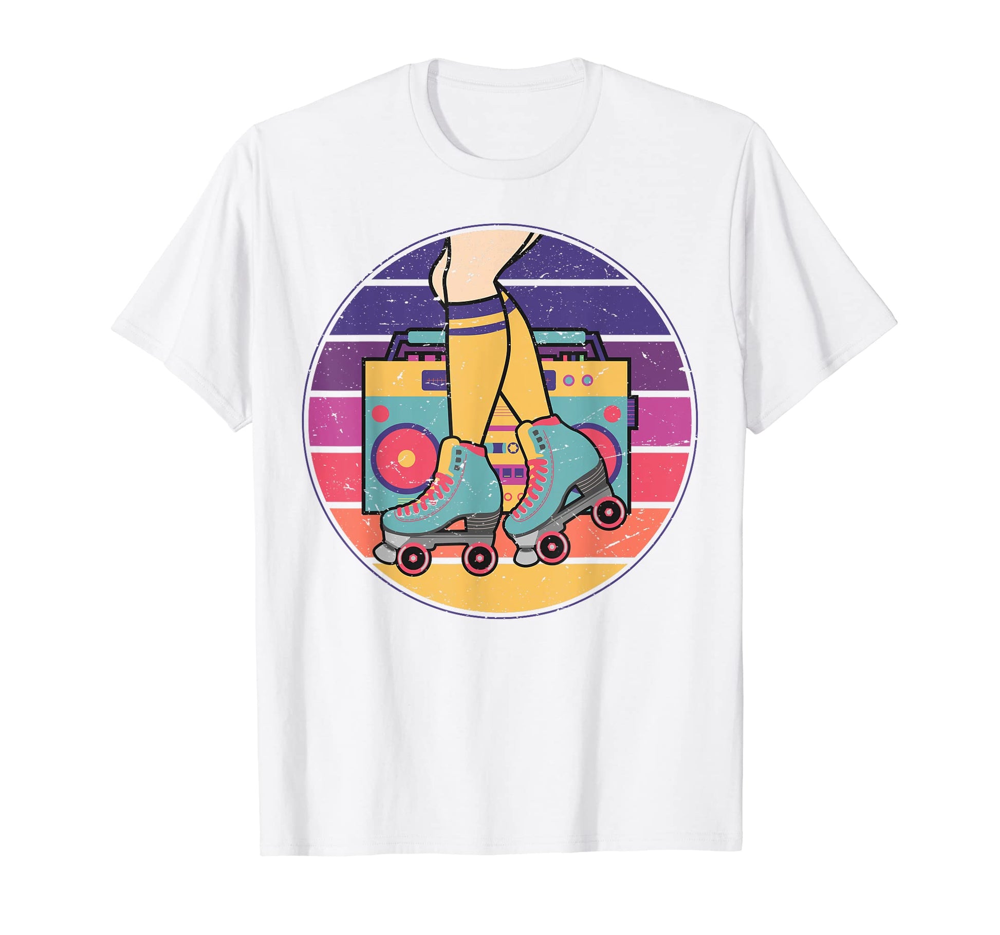 Roller Skate Radio Skater Skating T-Shirt - Casual Everyday Wear Men Women - T-Shirt, Sweatshirt, Hoodie