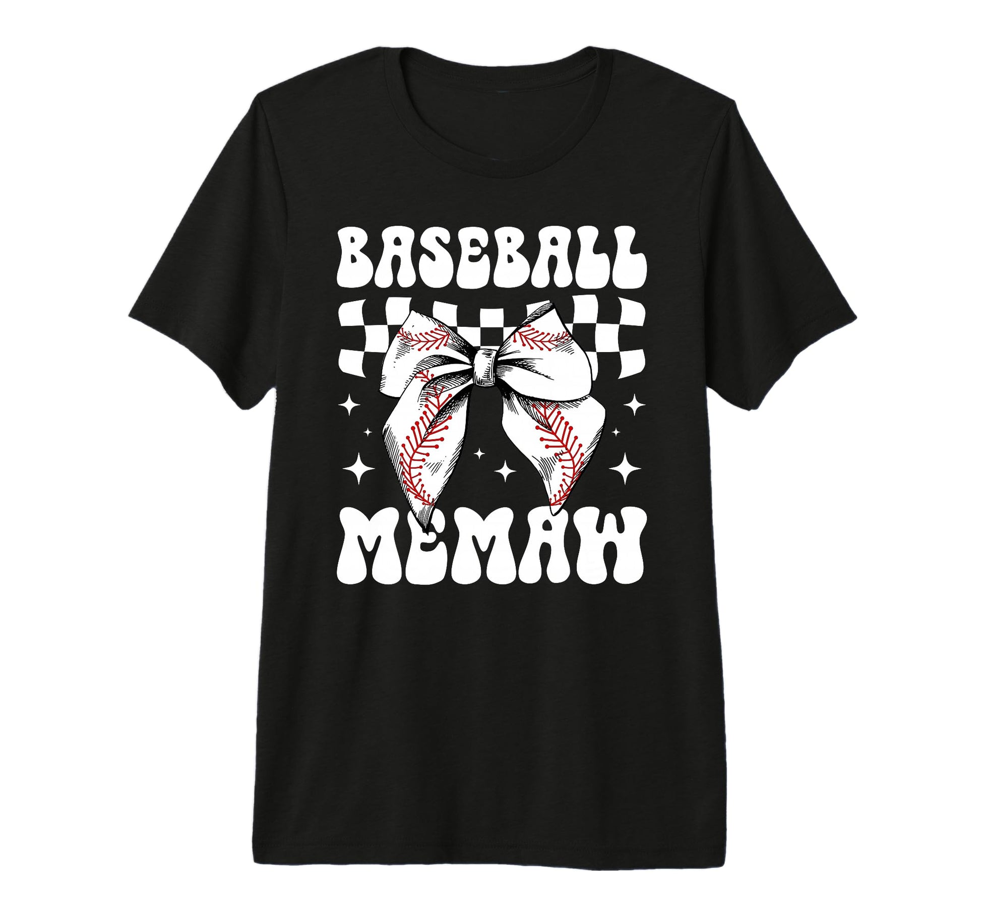 Baseball Memaw Coquette Memaw T-Shirt - Casual Everyday Wear Unisex - T-Shirt, Sweatshirt, Hoodie