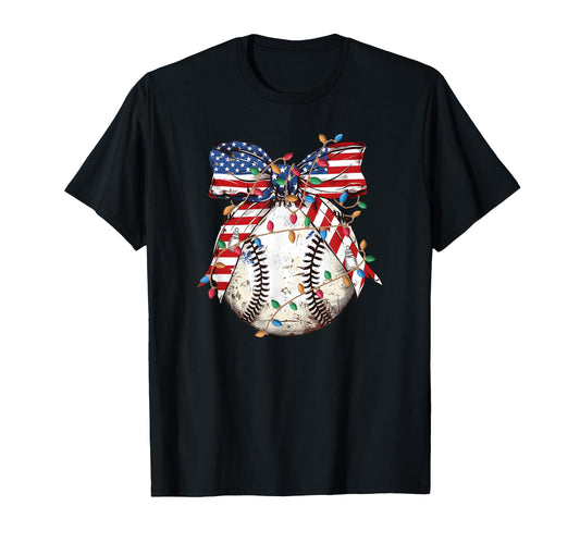 Baseball Coquette Bow Baseball Players T-Shirt - Trendy Graphic for Adults - T-Shirt, Sweatshirt, Hoodie