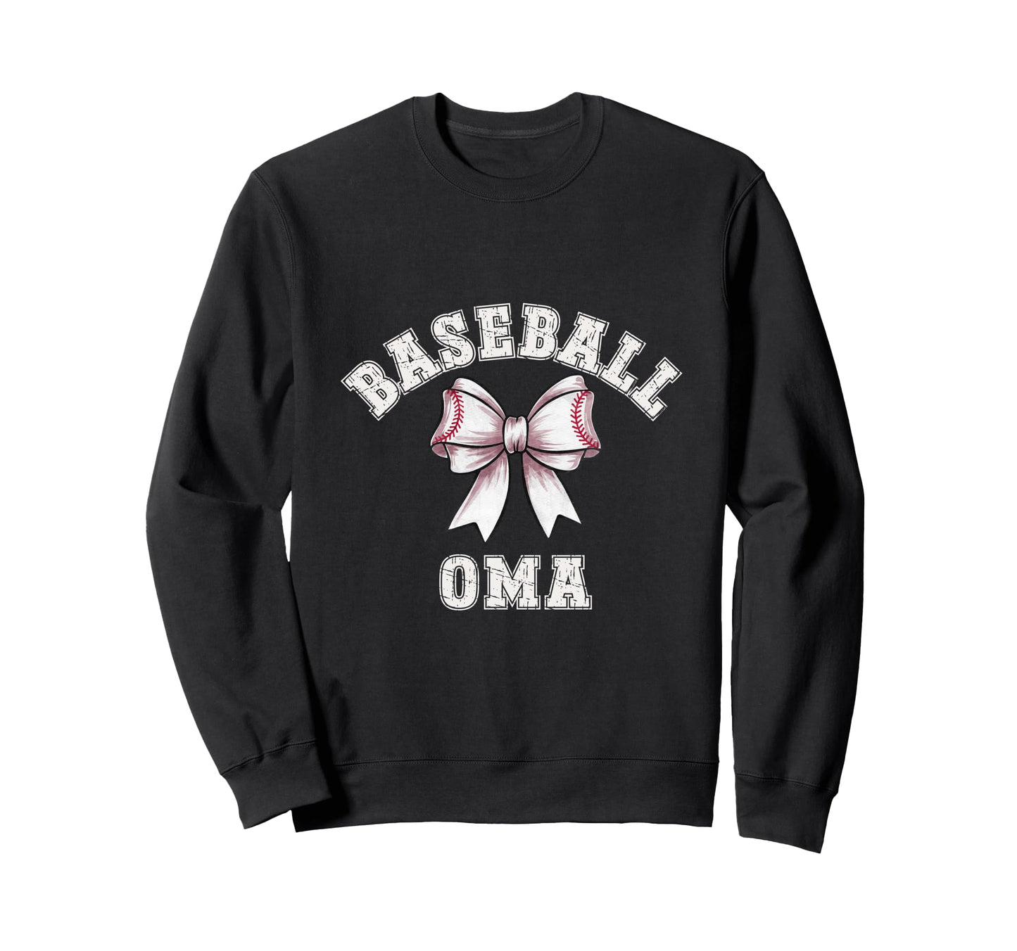 Coquette Baseball Oma Bow Game Day Sweatshirt - Aesthetic Graphic Men Women - T-Shirt, Sweatshirt, Hoodie