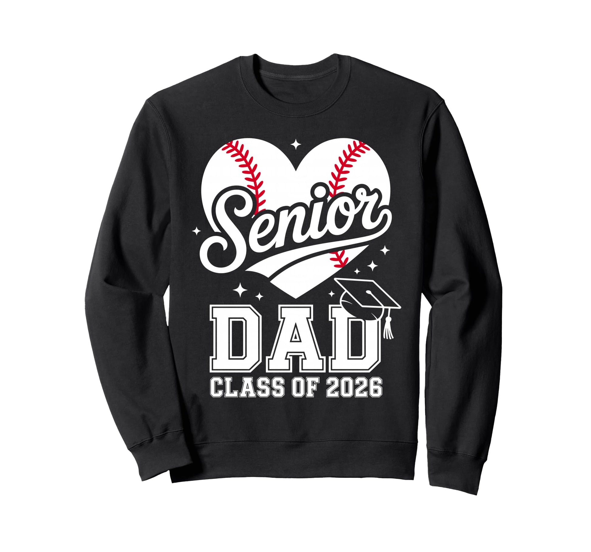 Proud Senior Dad Class 2026 Sweatshirt - Custom Art Print for Adults - T-Shirt, Sweatshirt, Hoodie