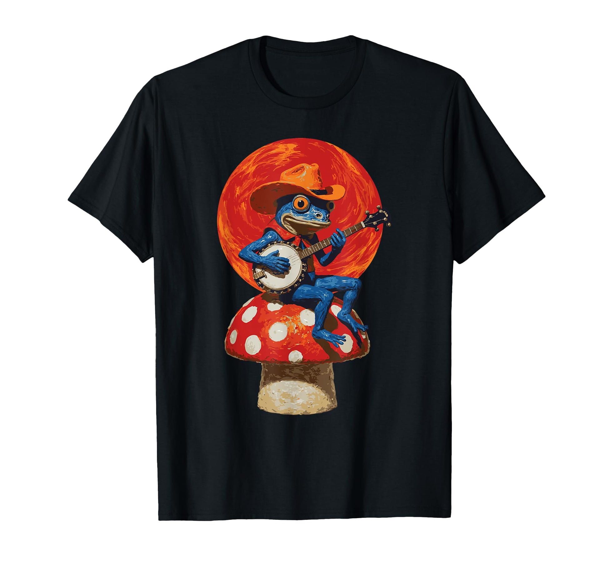 American Starry Night Tattoo Flash Frog T-Shirt - Novelty Apparel Unisex - T-Shirt, Sweatshirt, Hoodie
