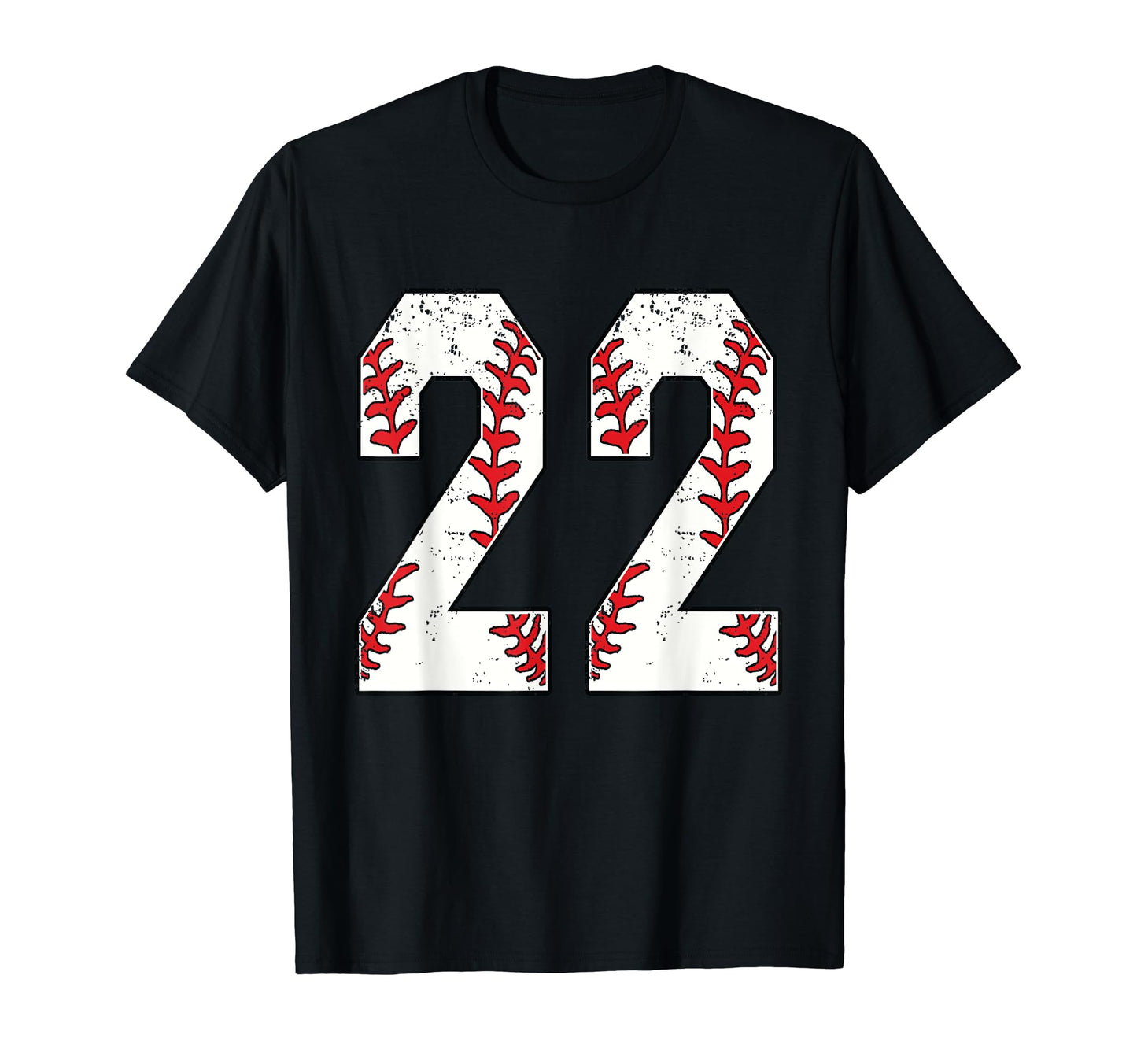 Number 22 Baseball 22 Jersey Number T-Shirt - Minimalist Print Men Women - T-Shirt, Sweatshirt, Hoodie