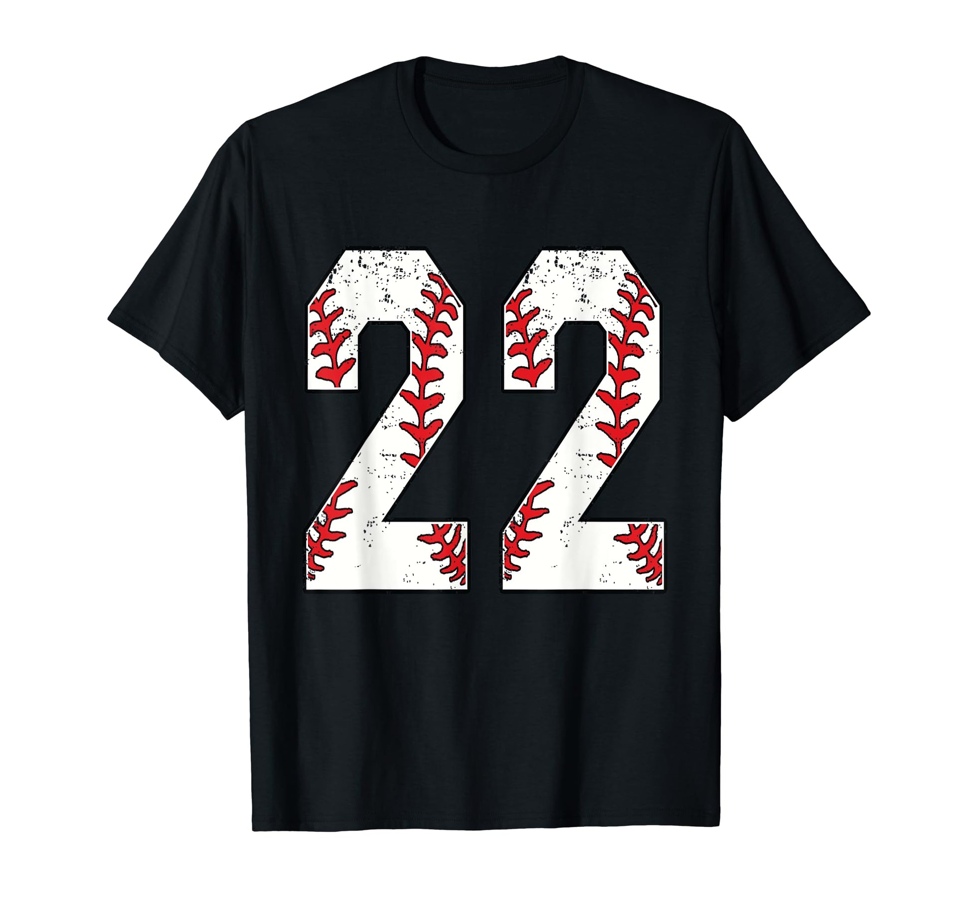 Number 22 Baseball 22 Jersey Number T-Shirt - Minimalist Print Men Women - T-Shirt, Sweatshirt, Hoodie