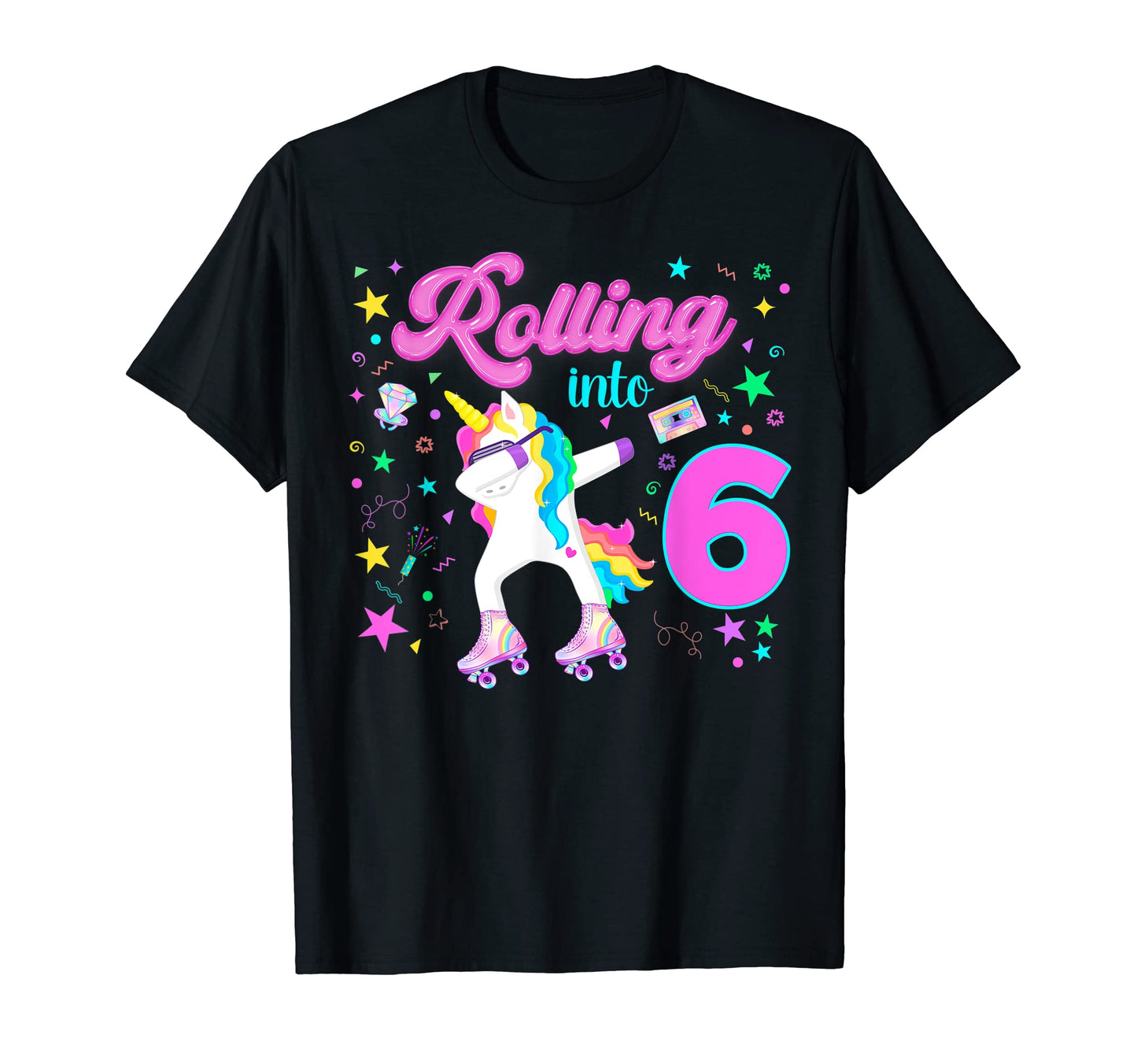Roller Skate Birthday 80S 90S Themed T-Shirt - Novelty Apparel for Adults - T-Shirt, Sweatshirt, Hoodie
