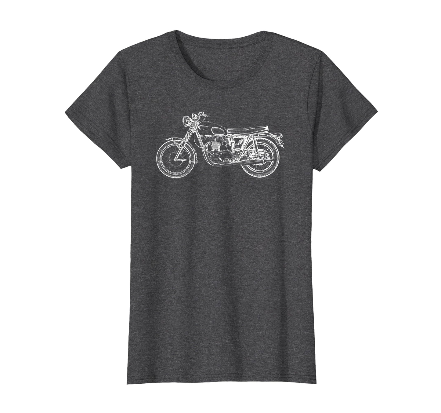 Motorcycle Motor Bike Sketch T-Shirt - Casual Everyday Wear Unisex - T-Shirt, Sweatshirt, Hoodie