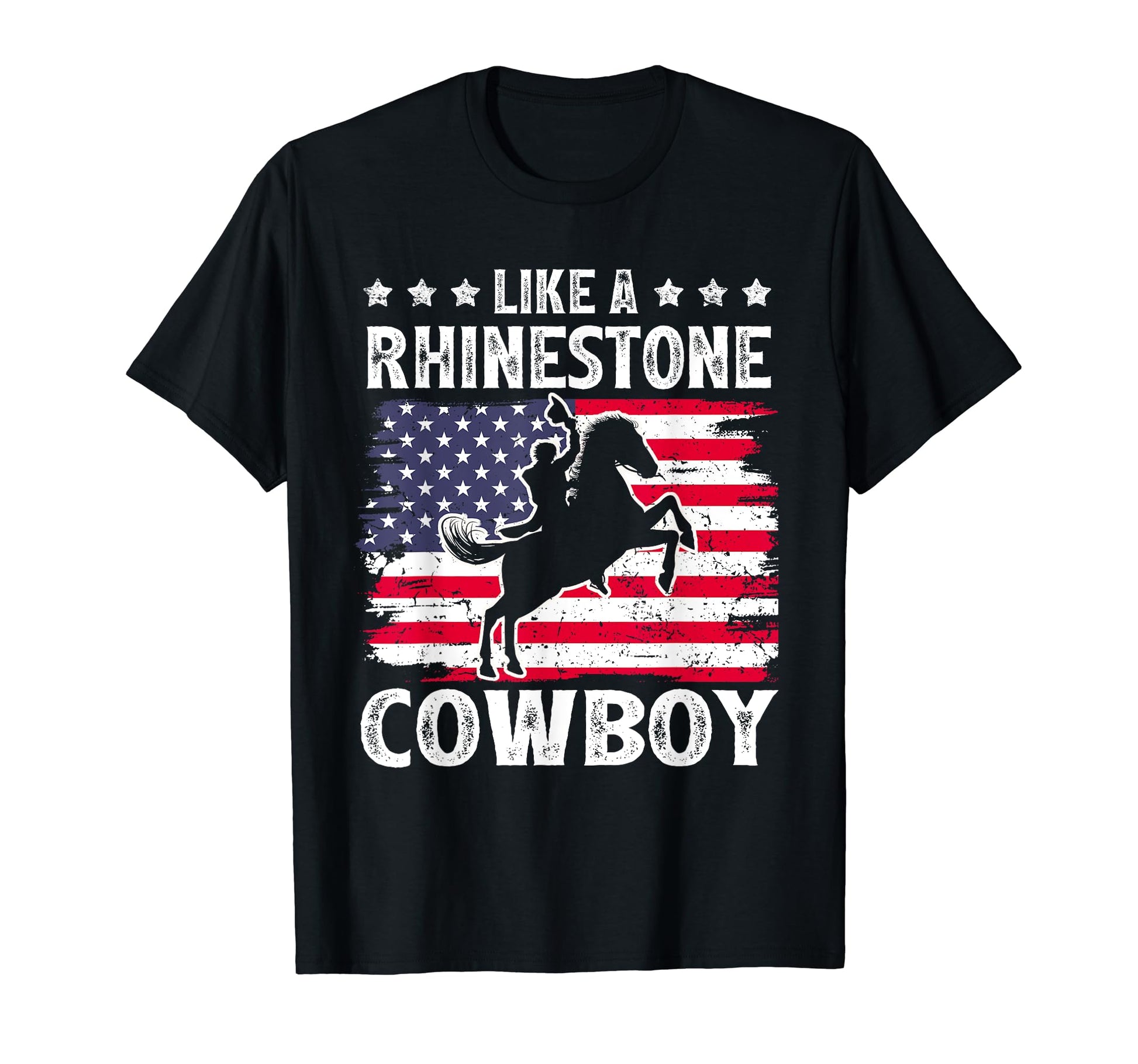 Like Rhinestone Cowboy Western T-Shirt - Minimalist Print Men Women - T-Shirt, Sweatshirt, Hoodie
