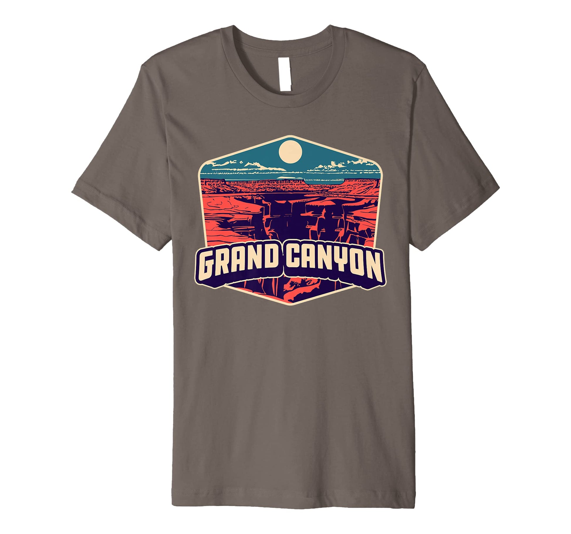 Grand Canyon Outdoor Badge National T-Shirt - Aesthetic Graphic for Adults - T-Shirt, Sweatshirt, Hoodie