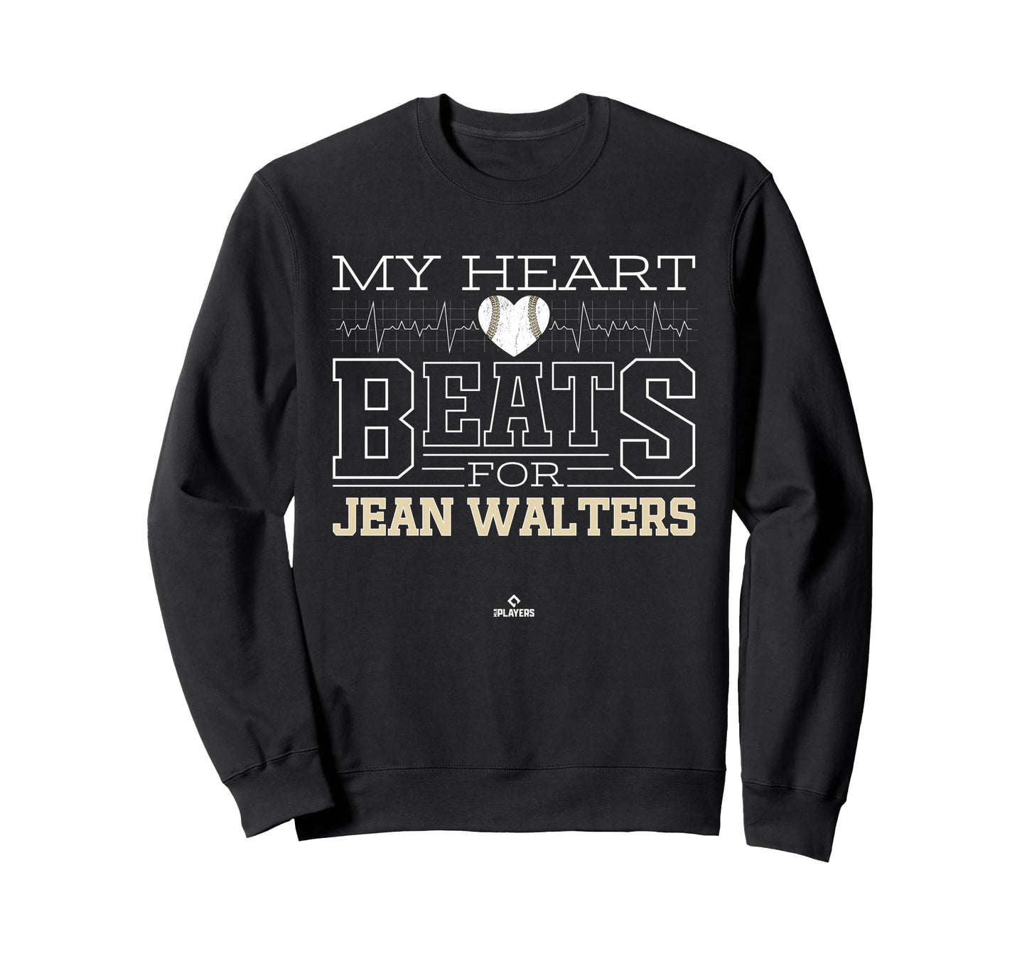 My Heart Beats Jean Walters Sweatshirt - Aesthetic Graphic for Adults - T-Shirt, Sweatshirt, Hoodie