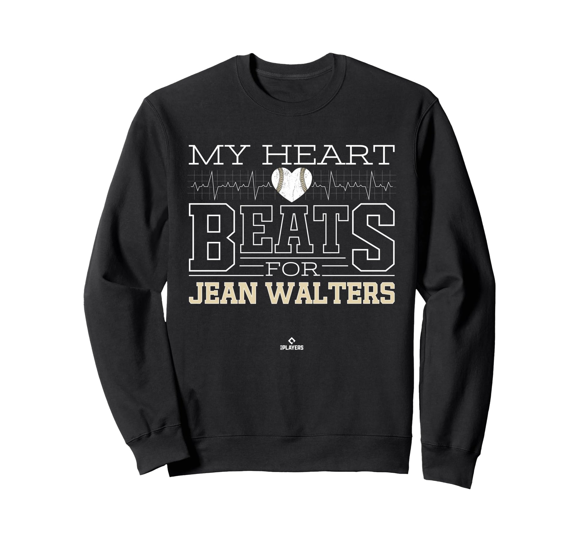 My Heart Beats Jean Walters Sweatshirt - Aesthetic Graphic for Adults - T-Shirt, Sweatshirt, Hoodie