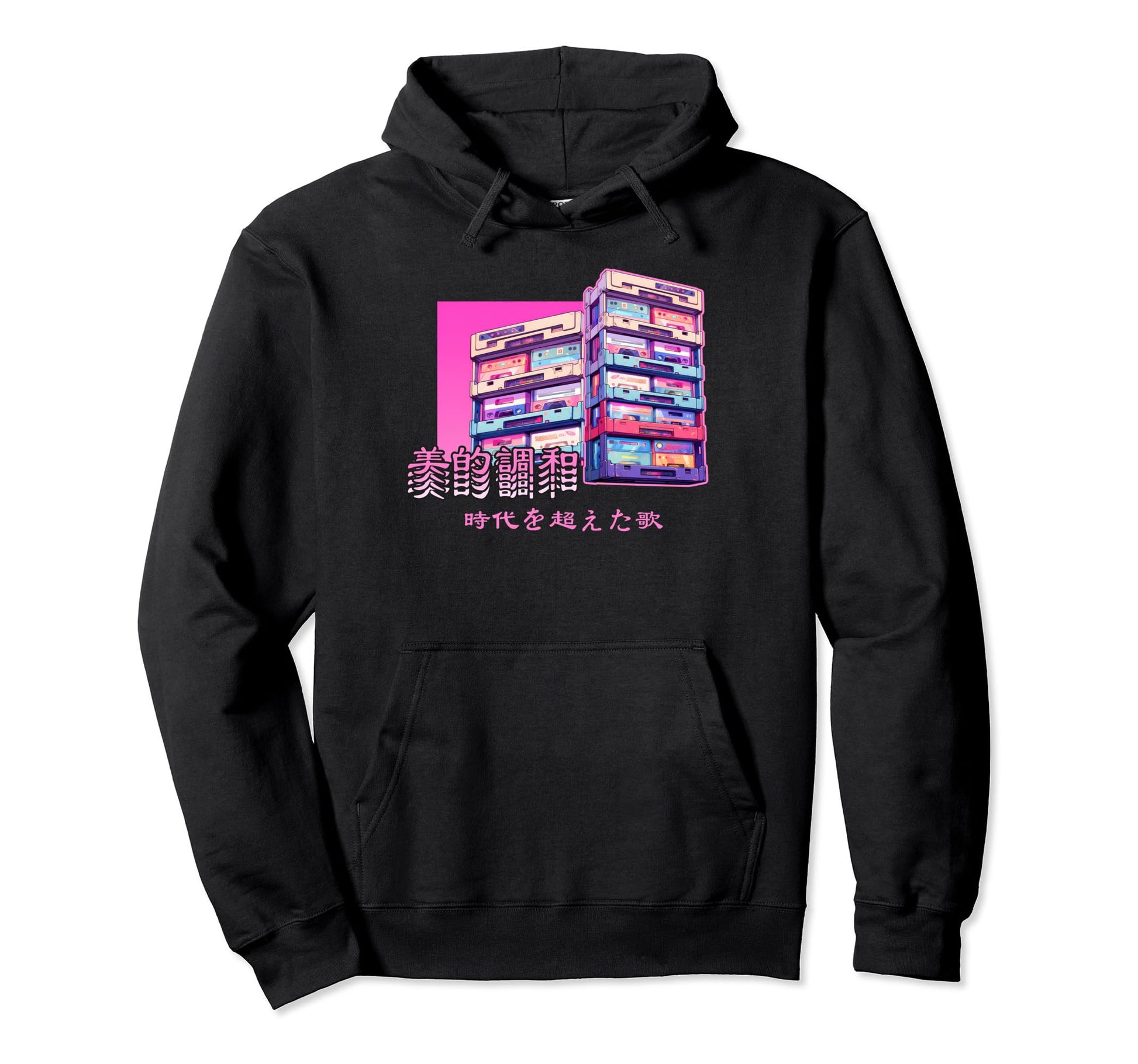 Old Cassette Tapes Japanese Y2K Aesthetic Hoodie - Custom Art Print Unisex - T-Shirt, Sweatshirt, Hoodie