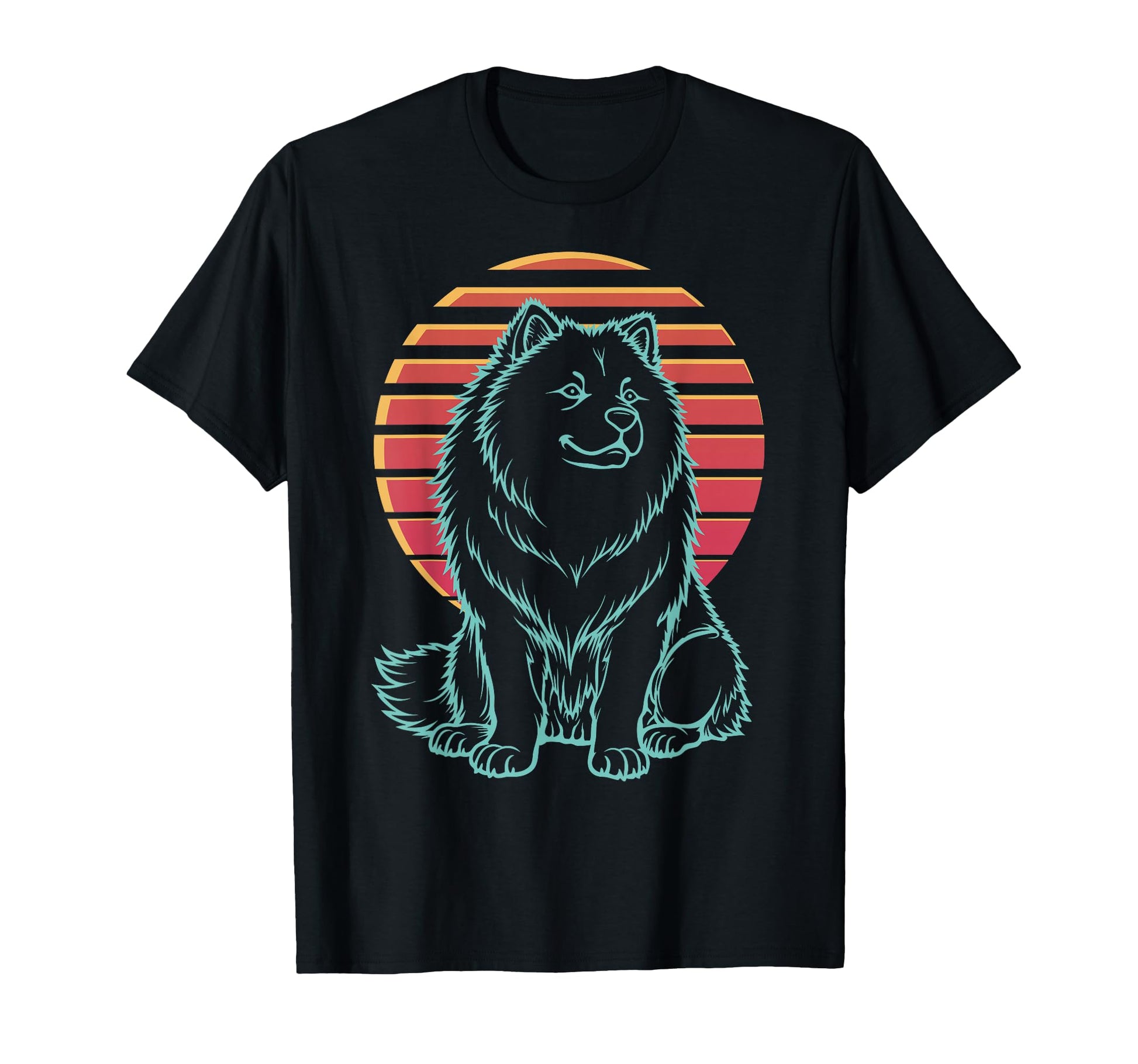 Chow Chow Lover Dog Owner Synthwave 80S T-Shirt - Unique Graphic Men Women - T-Shirt, Sweatshirt, Hoodie