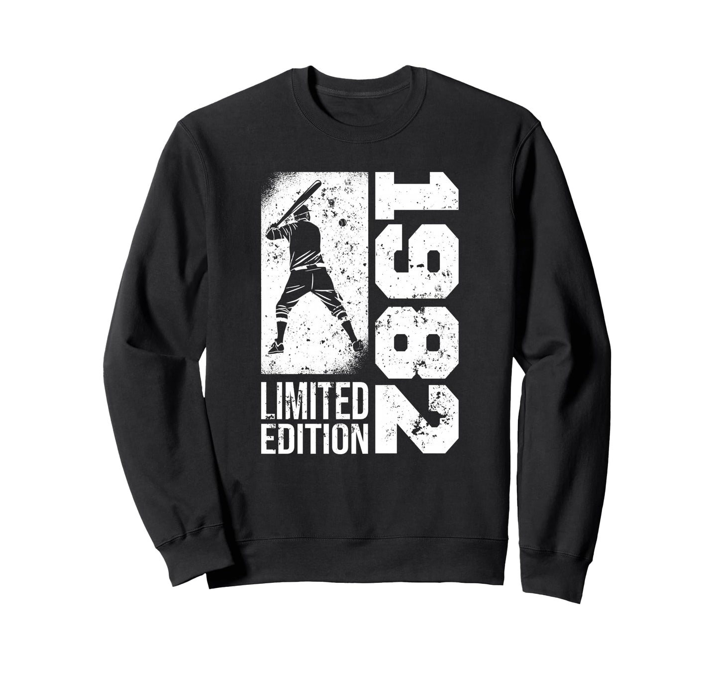 Baseball Player Born 1982 Birthday Sweatshirt - Graphic Print for Adults - T-Shirt, Sweatshirt, Hoodie