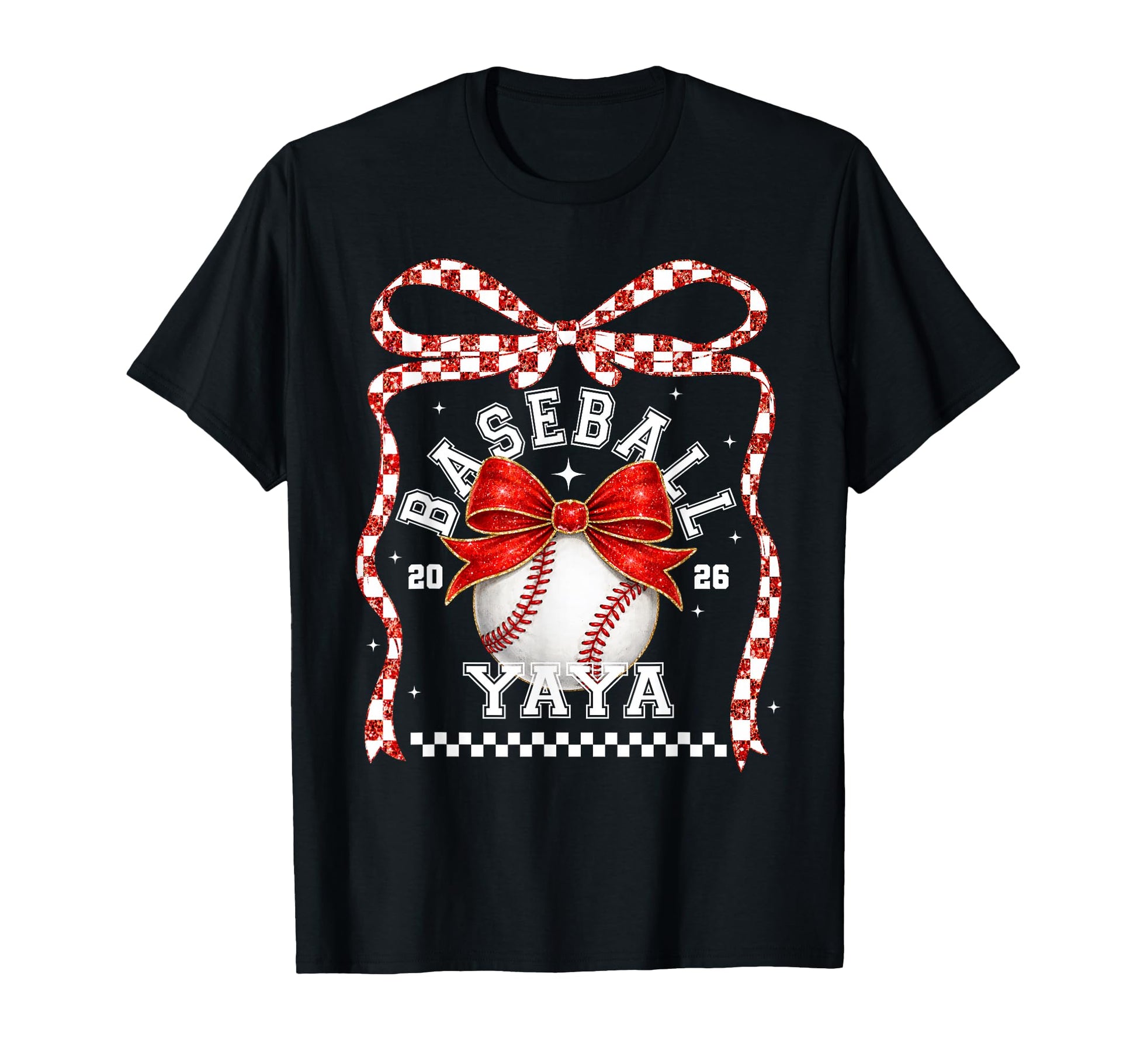 Baseball Yaya Coquette Bow Game Day T-Shirt - Streetwear Style for Adults - T-Shirt, Sweatshirt, Hoodie