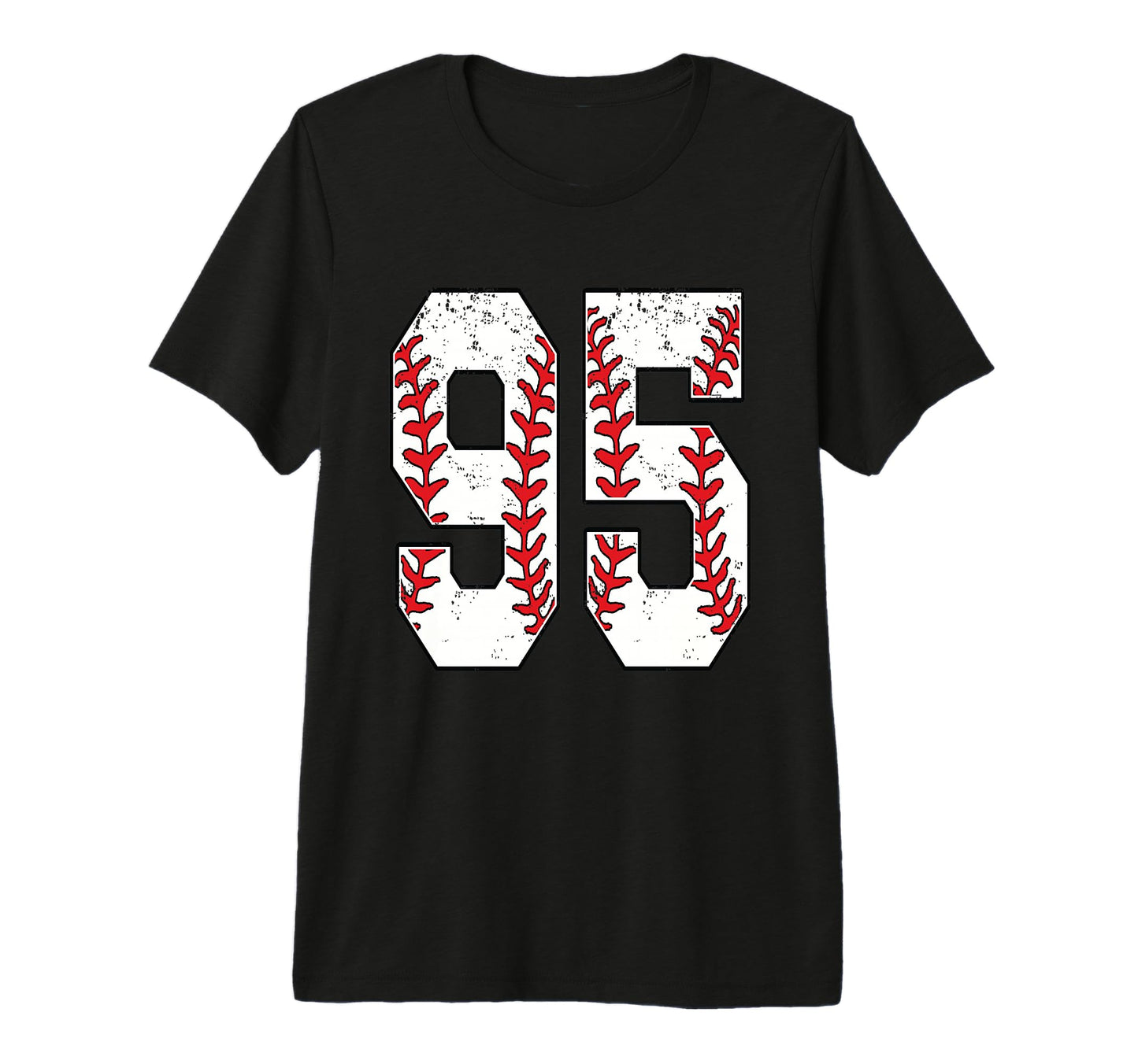 Number 95 Baseball 95 Jersey Number T-Shirt - Unique Graphic Men Women - T-Shirt, Sweatshirt, Hoodie