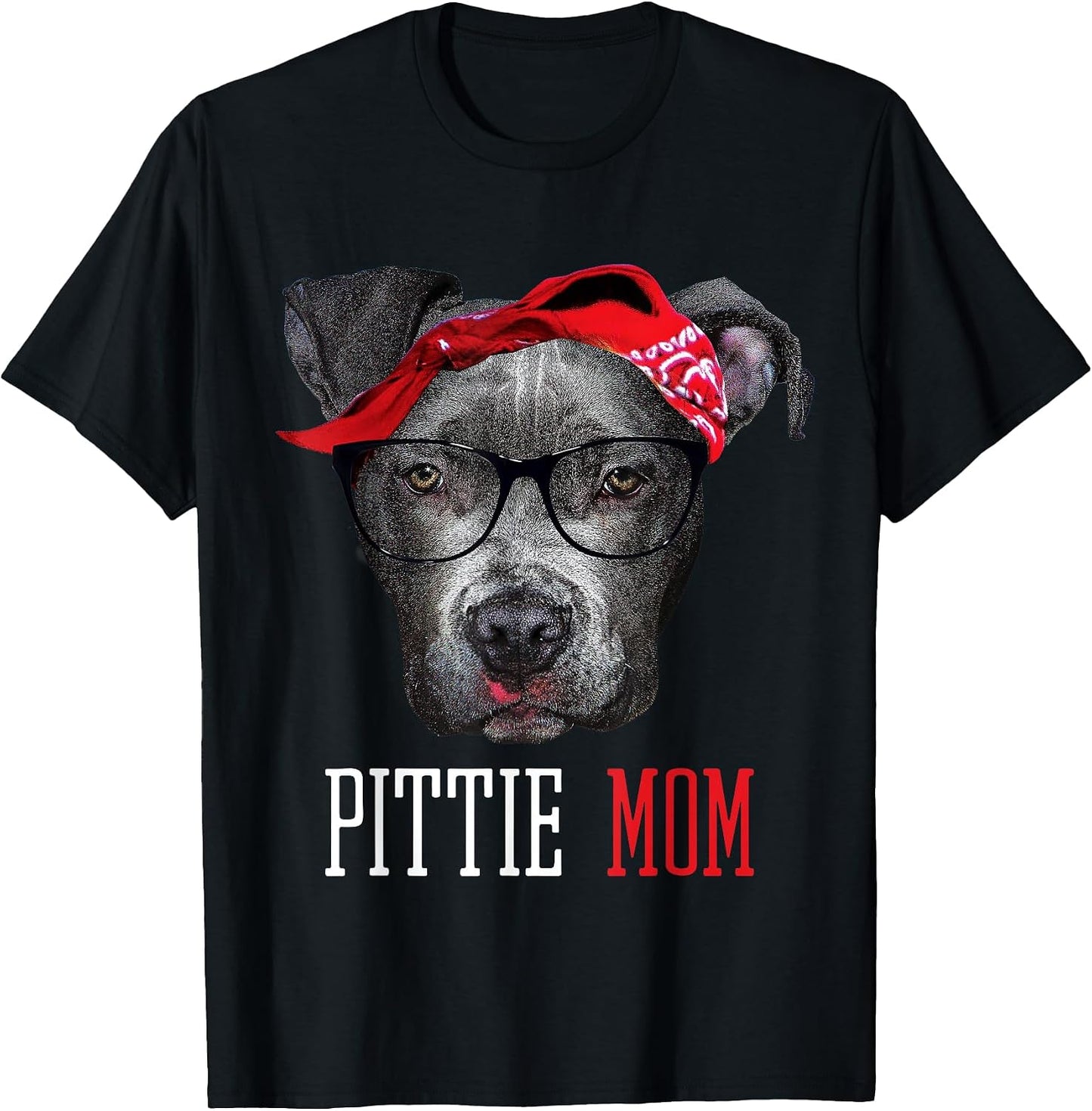 Pittie Mom Pitbull Dog Lovers Women - Adult & Kids T-Shirts, Sweatshirts & Hoodies apparel design preview 1