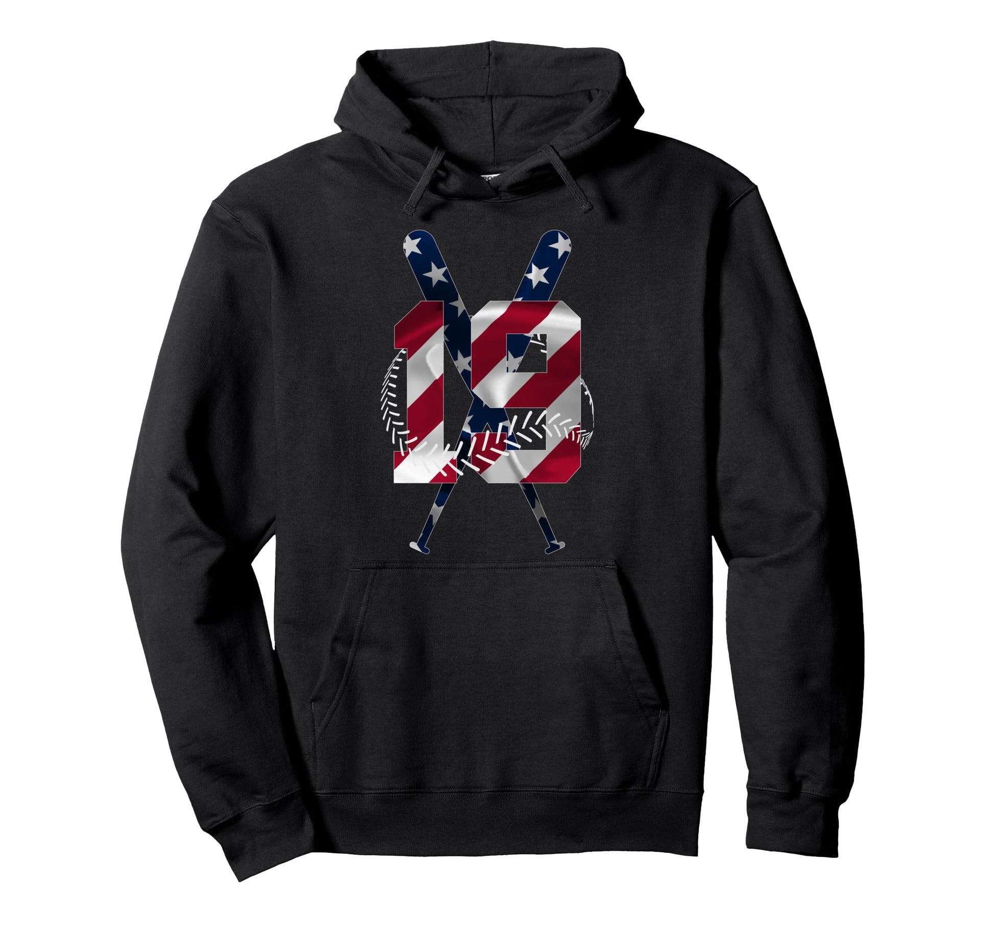 Number 19 Years Baseball 19Th Birthday Hoodie - Unique Graphic Men Women - T-Shirt, Sweatshirt, Hoodie