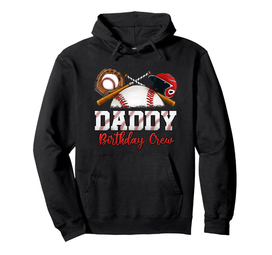 Baseball Birthday Party Sports Family Hoodie - Streetwear Style Unisex - T-Shirt, Sweatshirt, Hoodie