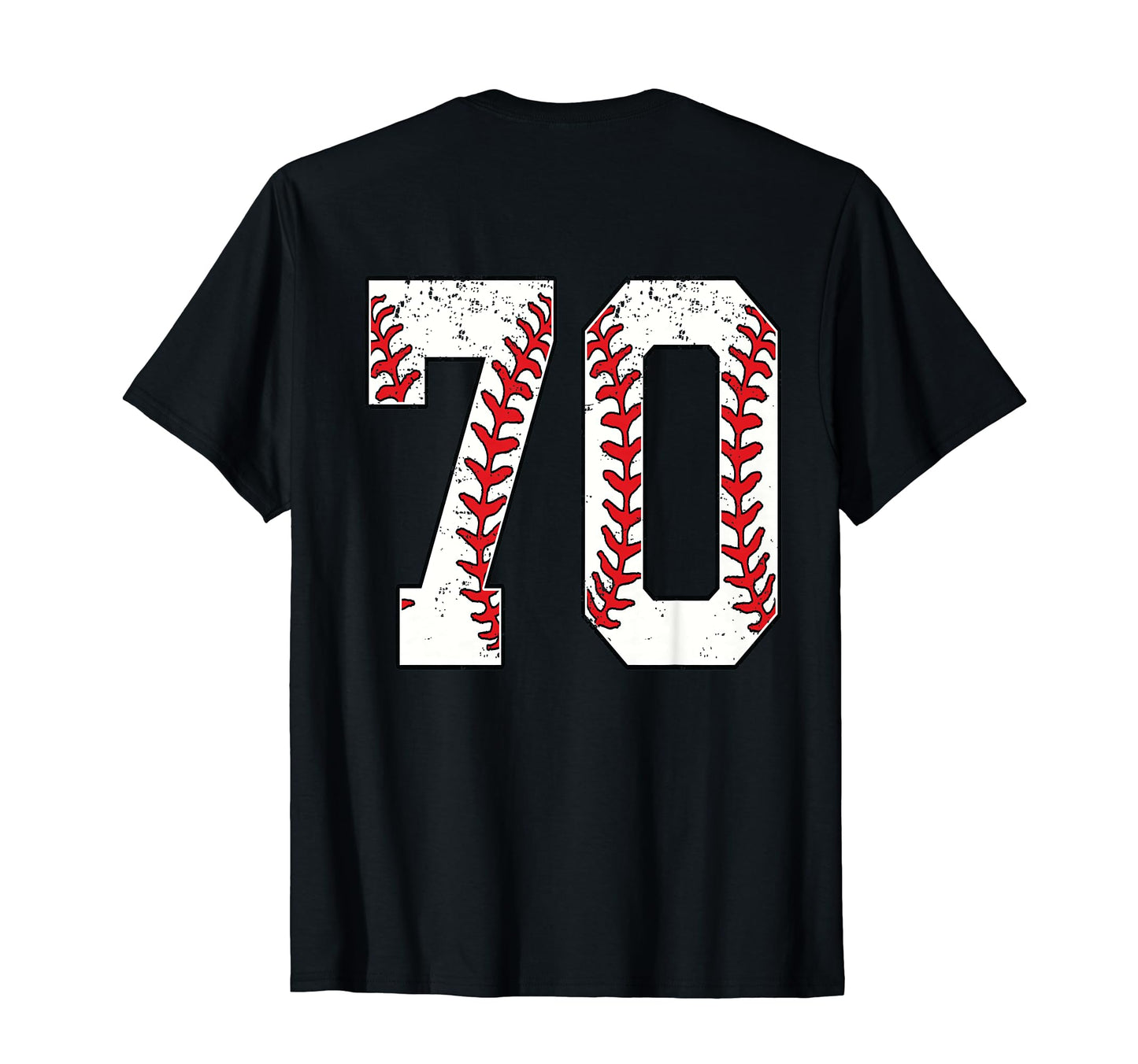 Number 70 Baseball Jersey Number 70 T-Shirt - Minimalist Print for Adults - T-Shirt, Sweatshirt, Hoodie