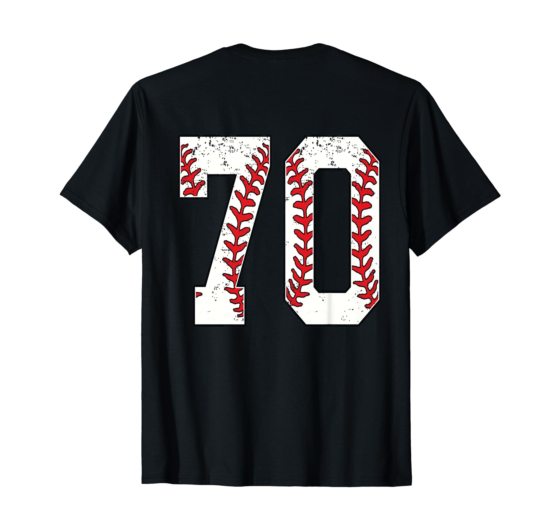 Number 70 Baseball Jersey Number 70 T-Shirt - Minimalist Print for Adults - T-Shirt, Sweatshirt, Hoodie