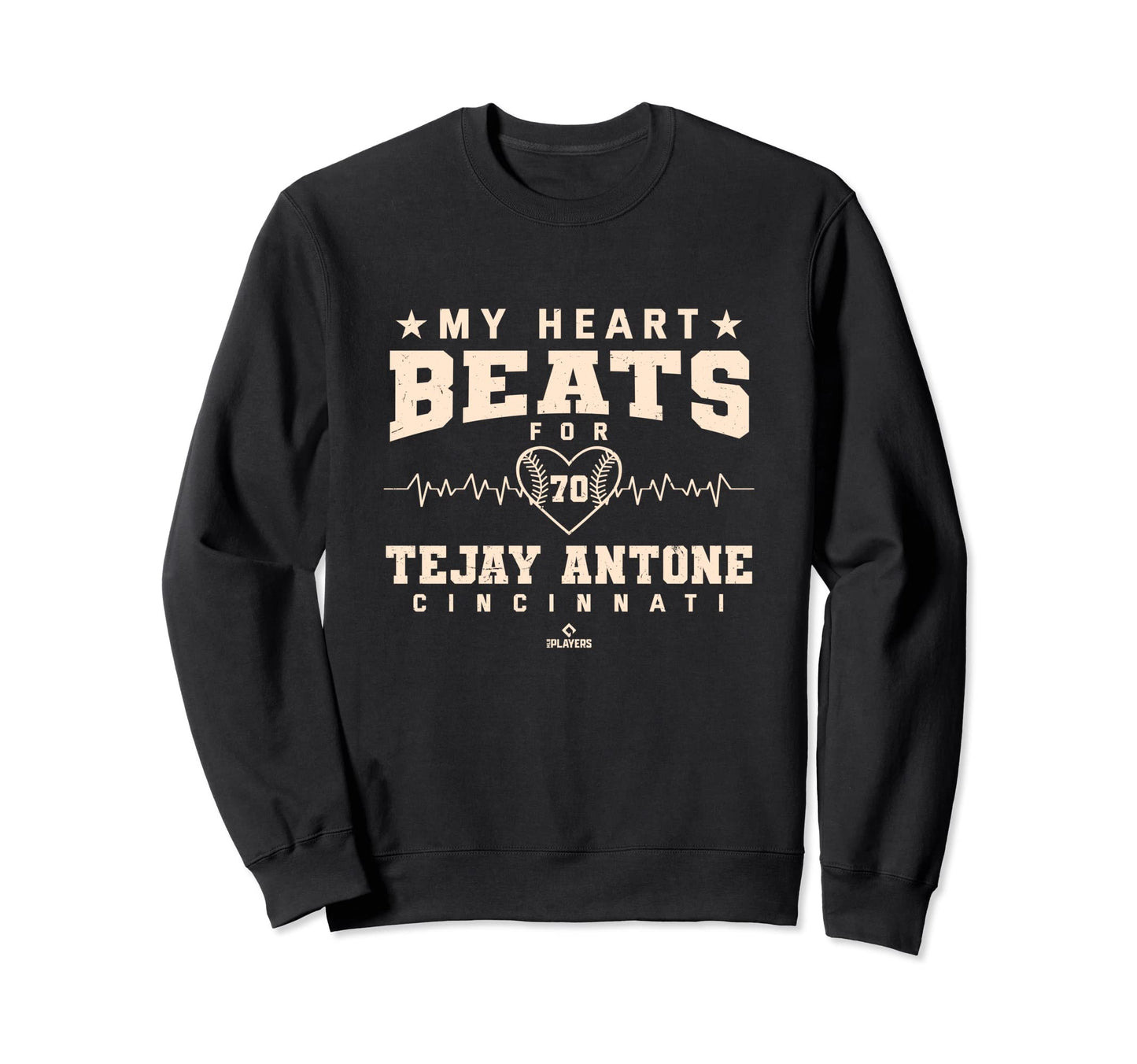 My Heart Beats Tejay Antone Sweatshirt - Casual Everyday Wear Men Women - T-Shirt, Sweatshirt, Hoodie