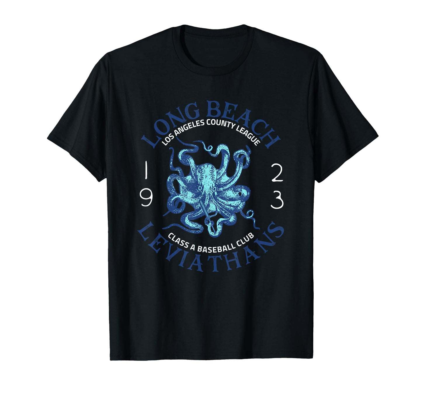 Long Beach Leviathans Minor League T-Shirt - Custom Art Print for Adults - T-Shirt, Sweatshirt, Hoodie