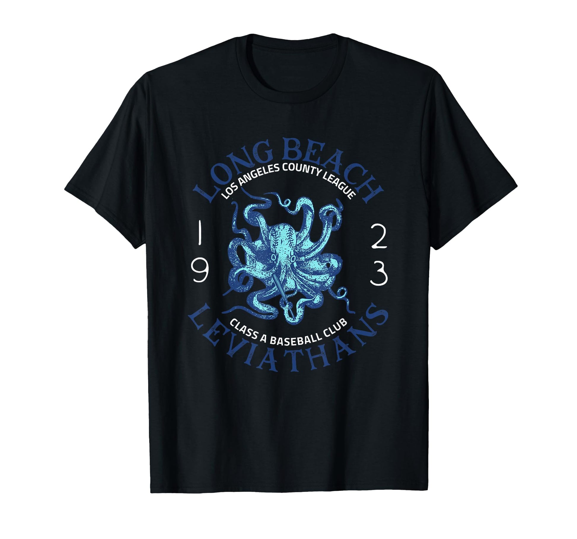Long Beach Leviathans Minor League T-Shirt - Custom Art Print for Adults - T-Shirt, Sweatshirt, Hoodie