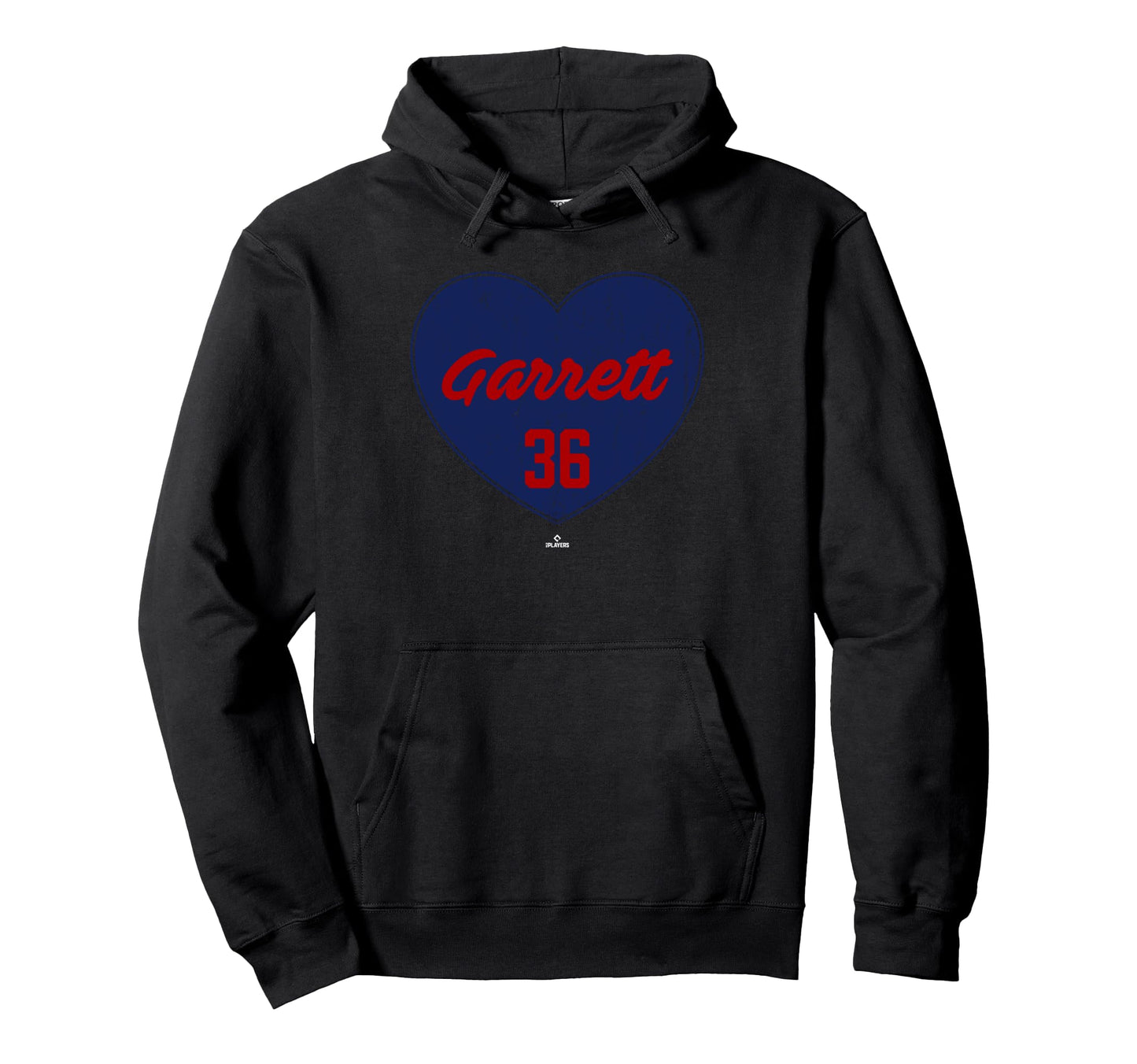 Distressed Heart Stone Garrett Hoodie - Novelty Apparel for Adults - T-Shirt, Sweatshirt, Hoodie