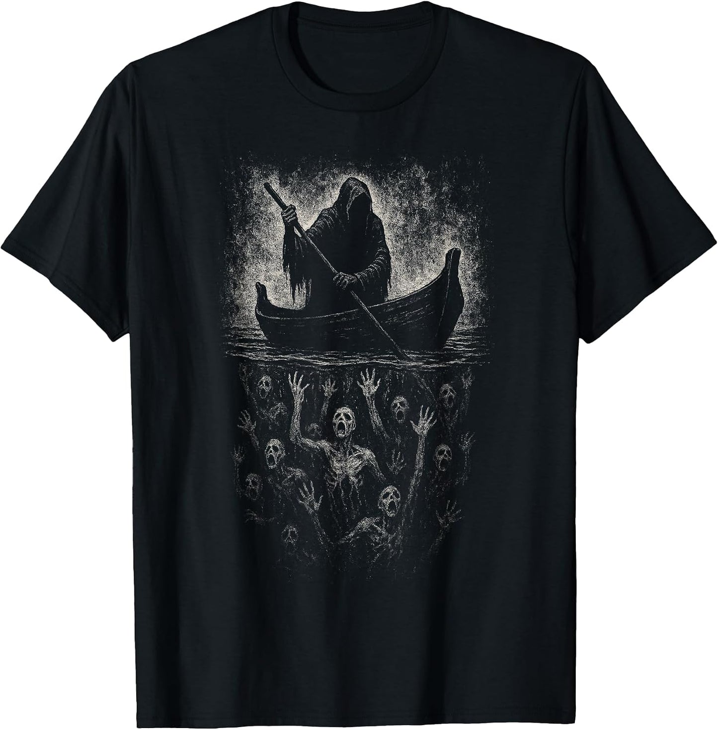Reaper Horror Goth Charon Hades Underworld Mythology - Adult & Kids T-Shirts, Sweatshirts & Hoodies apparel design preview 1