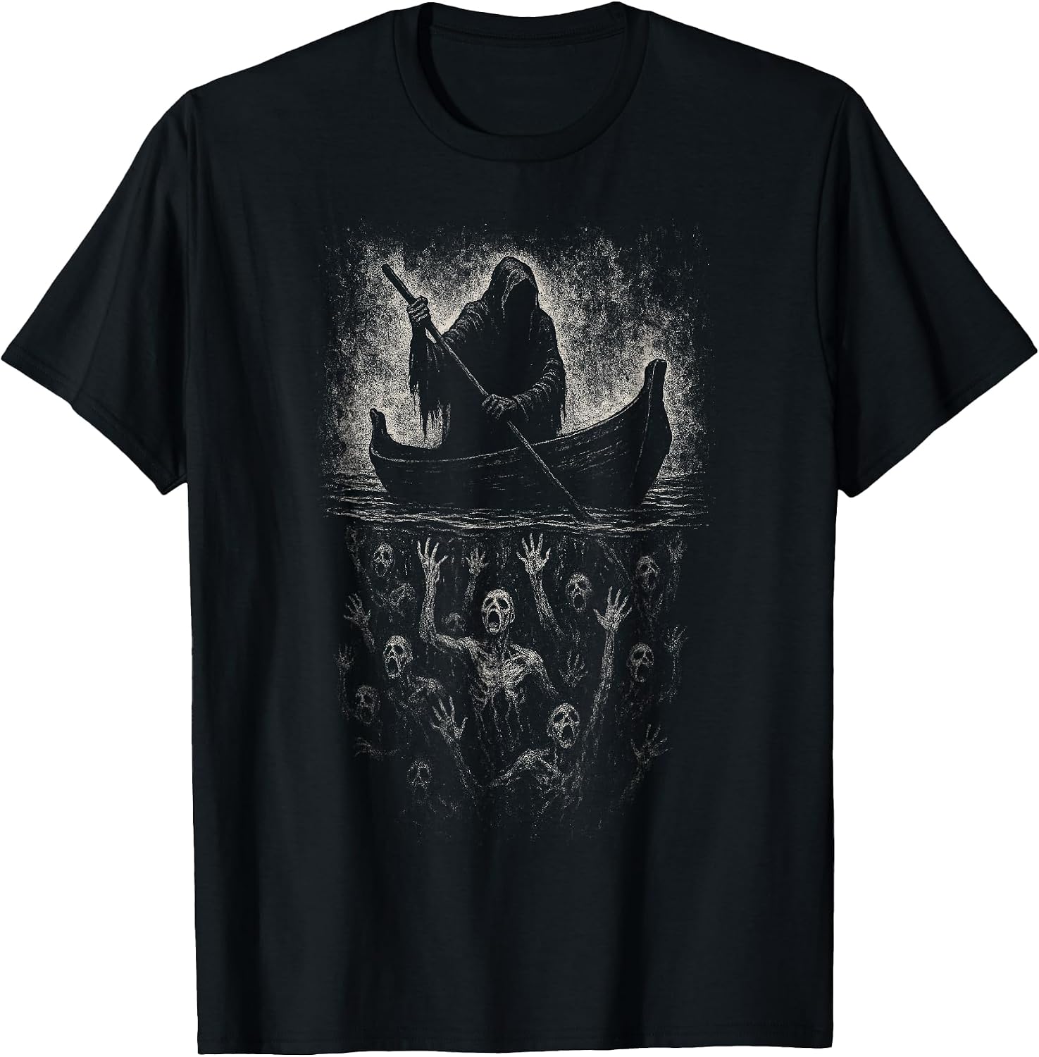 Reaper Horror Goth Charon Hades Underworld Mythology - Adult & Kids T-Shirts, Sweatshirts & Hoodies apparel design preview 1