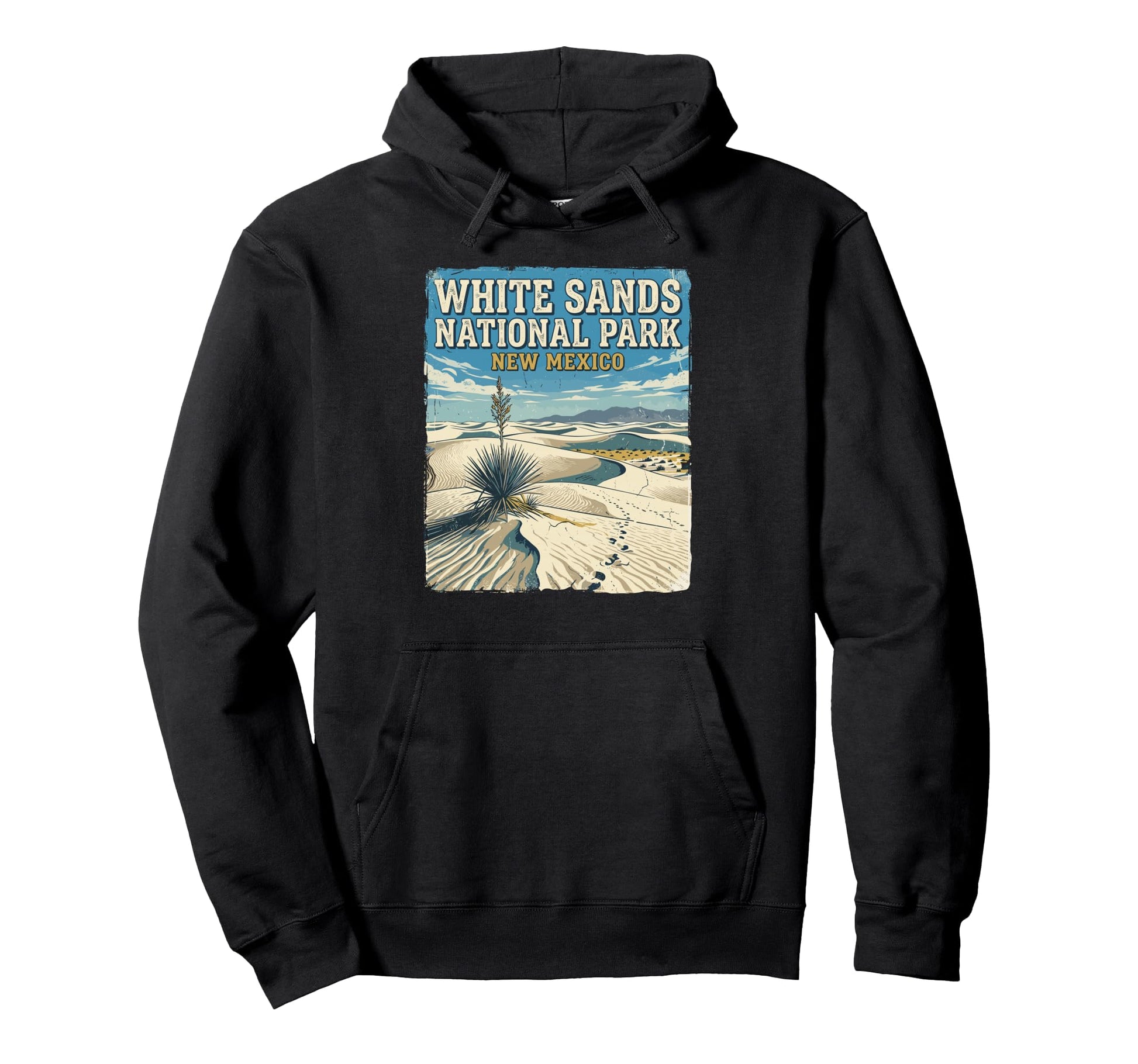 White Sands National Park New Mexico Hoodie - Trendy Graphic Unisex - T-Shirt, Sweatshirt, Hoodie