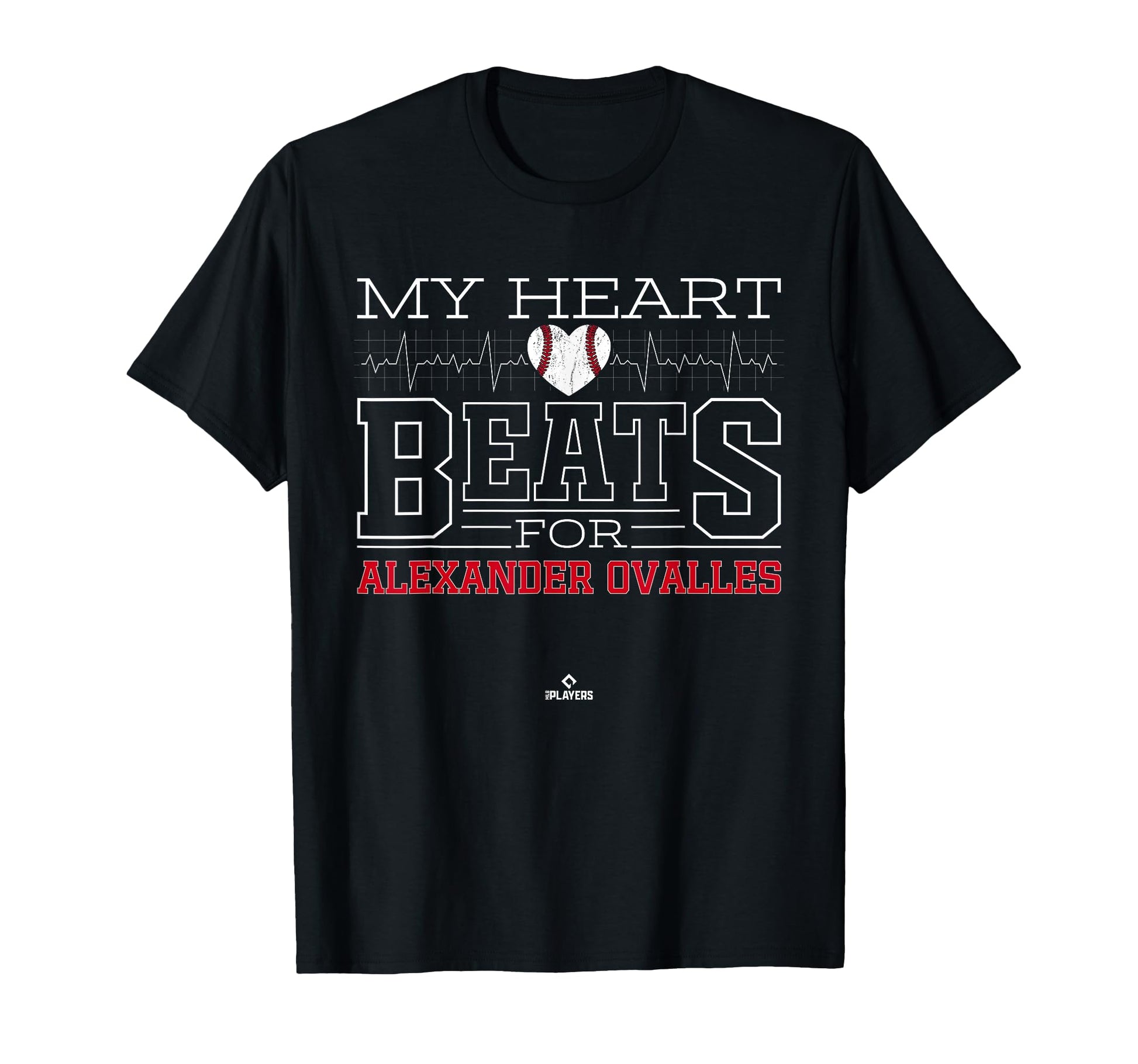 My Heart Beats Alexander Ovalles T-Shirt - Novelty Apparel for Adults - T-Shirt, Sweatshirt, Hoodie