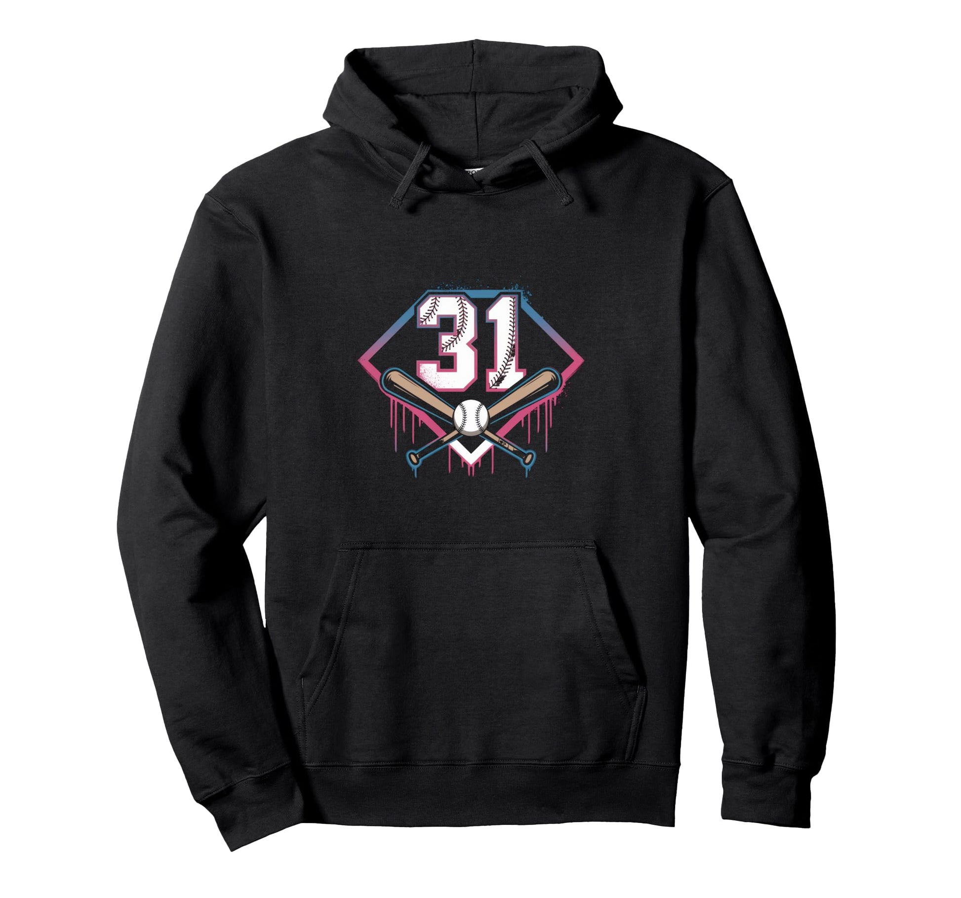 Baseball Home Ice Cream 31Th Birthday Hoodie - Custom Art Print Unisex - T-Shirt, Sweatshirt, Hoodie